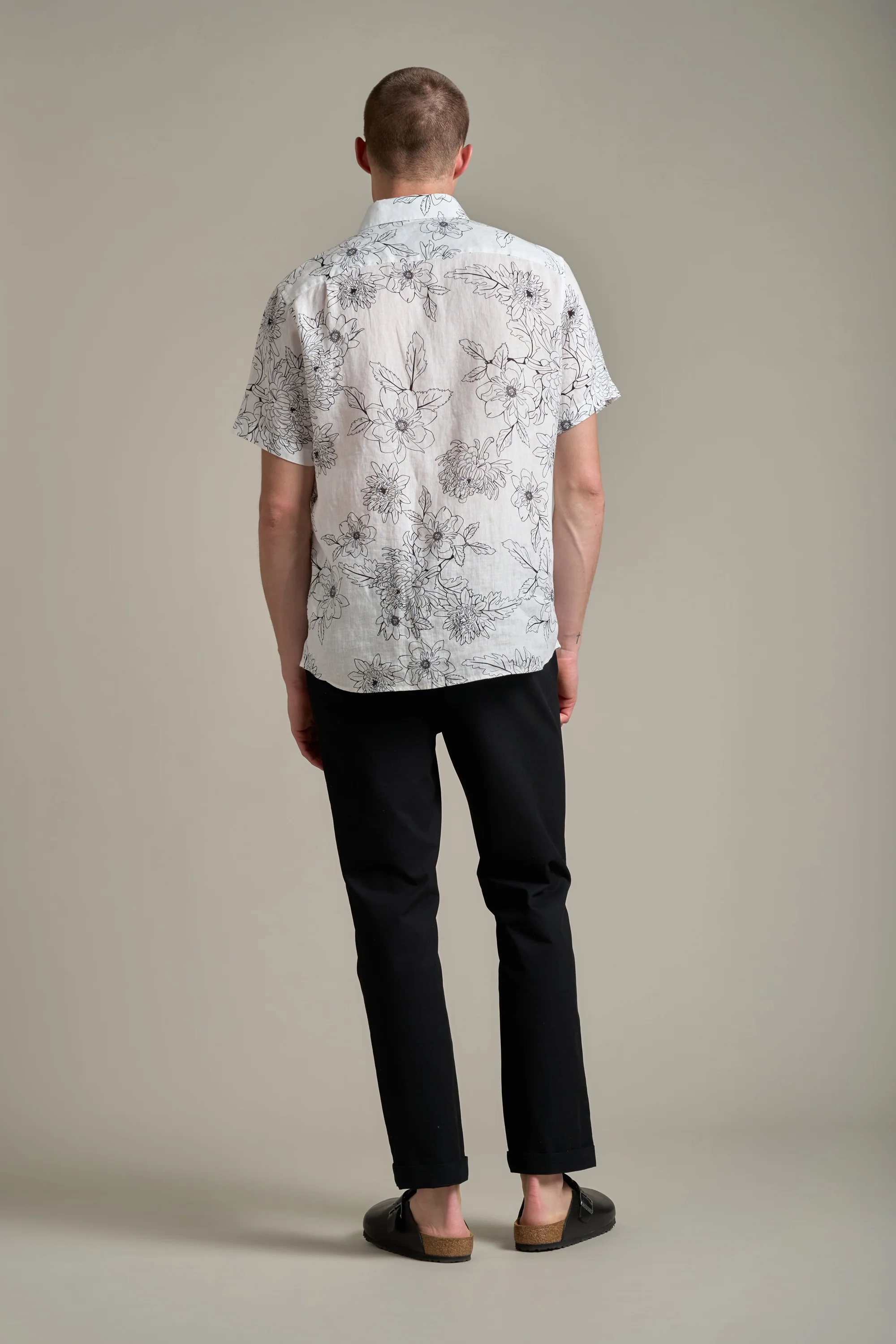 Maldon Linen Print Shirt - Image 6