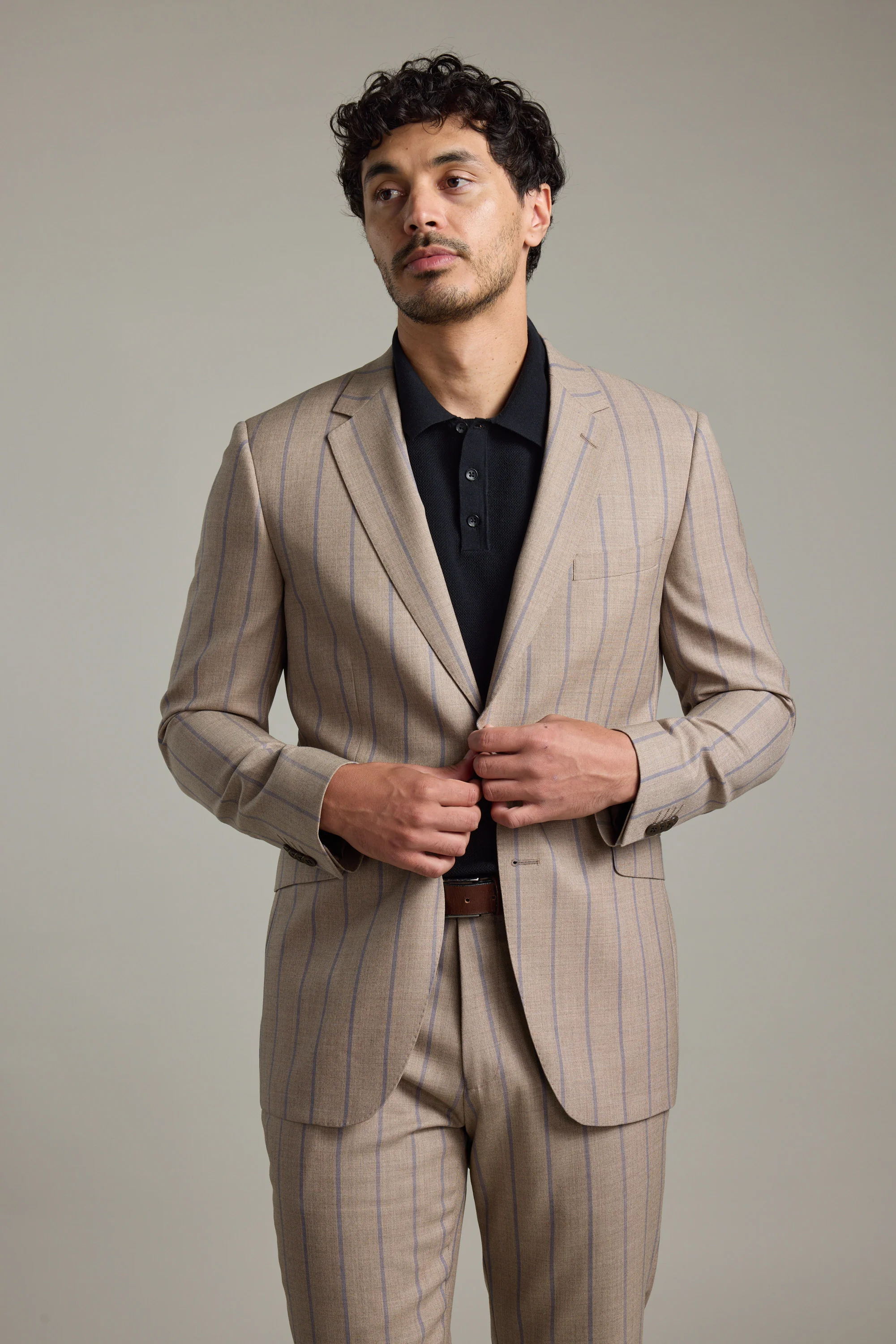 Manhattan Stripe Suit Jacket - Image 4