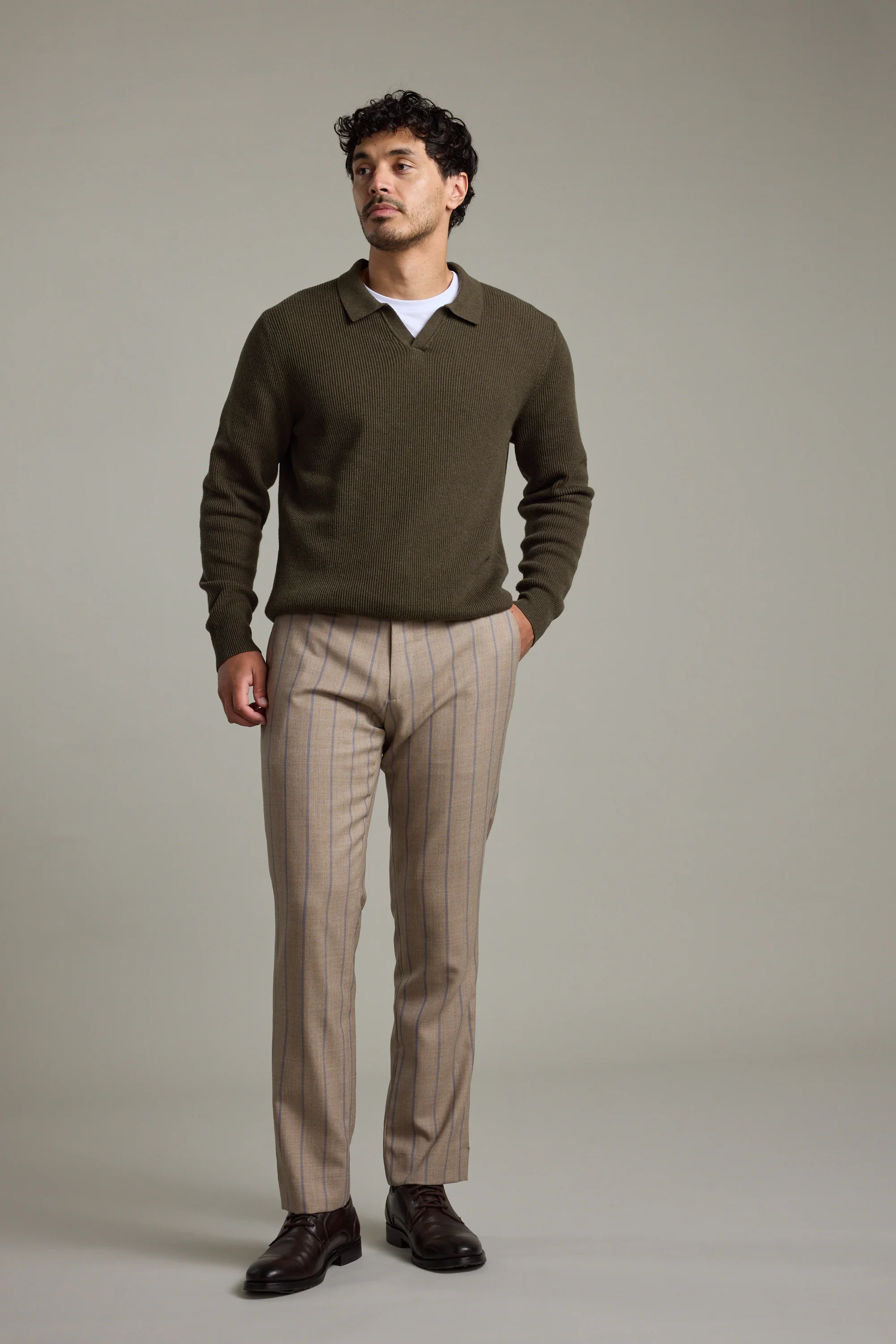 Manhattan Stripe Suit Trouser - Image 3