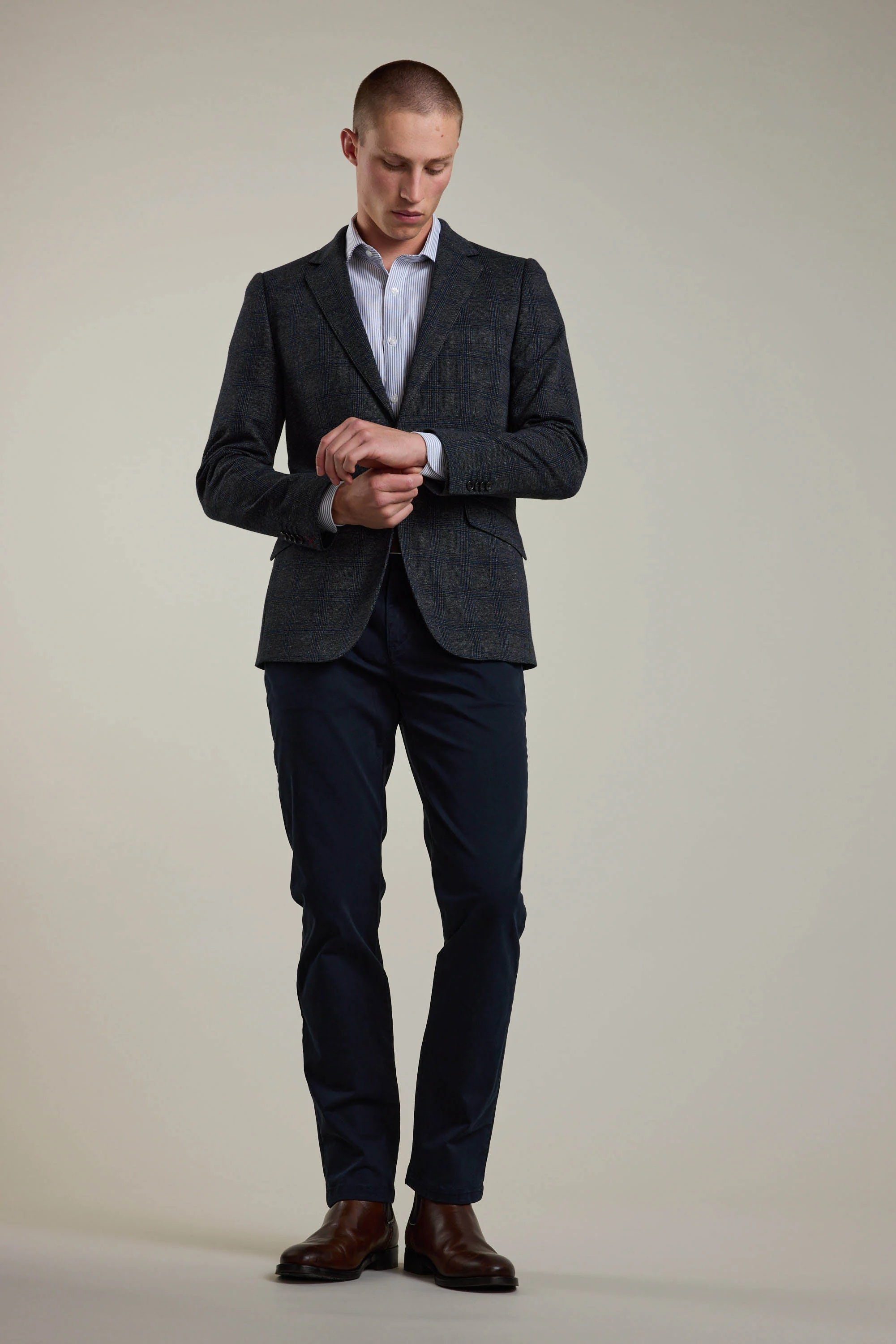 Manleigh Check Knit Blazer - Image 4
