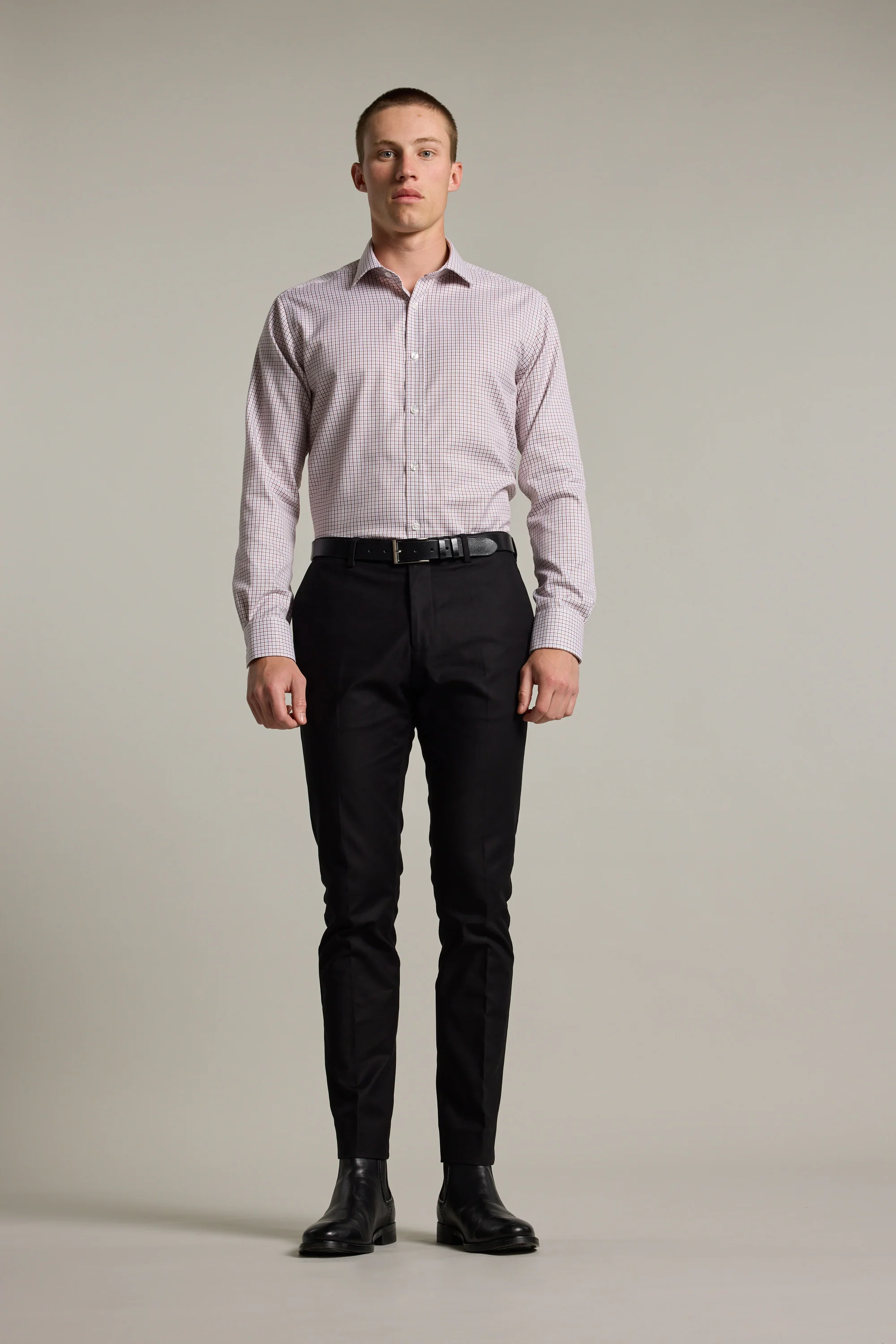 Marbury Check Business Shirt - Image 4
