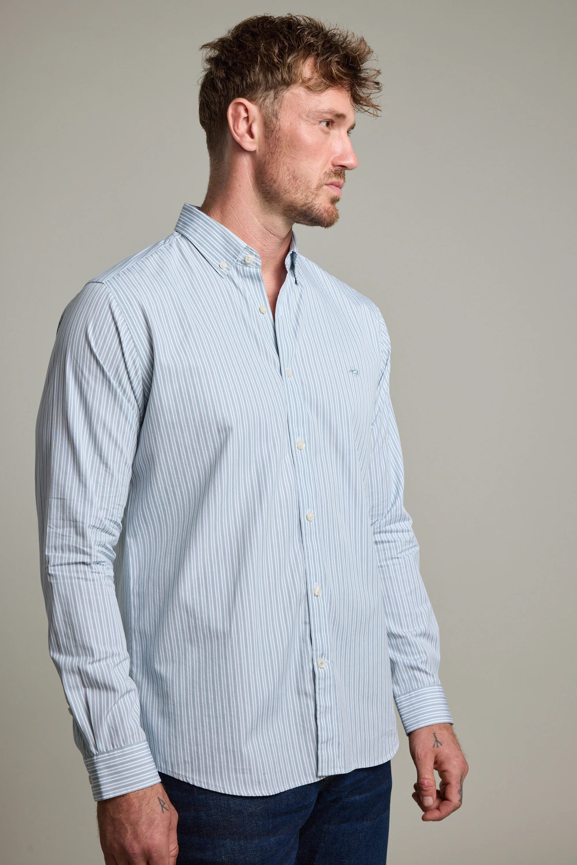 Maybury Stripe Shirt - Image 3