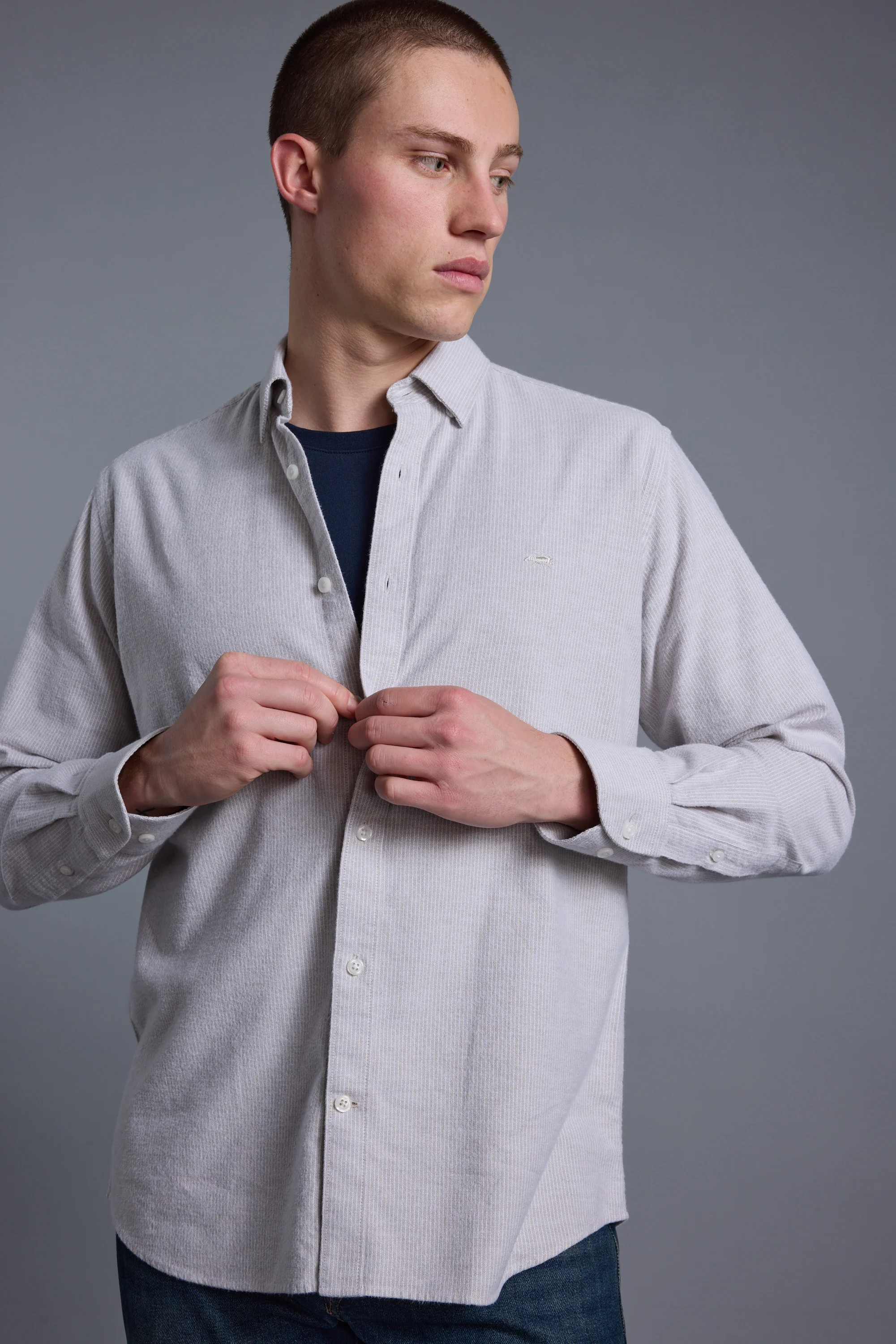 Maynard Oxford Stripe Shirt - Image 2