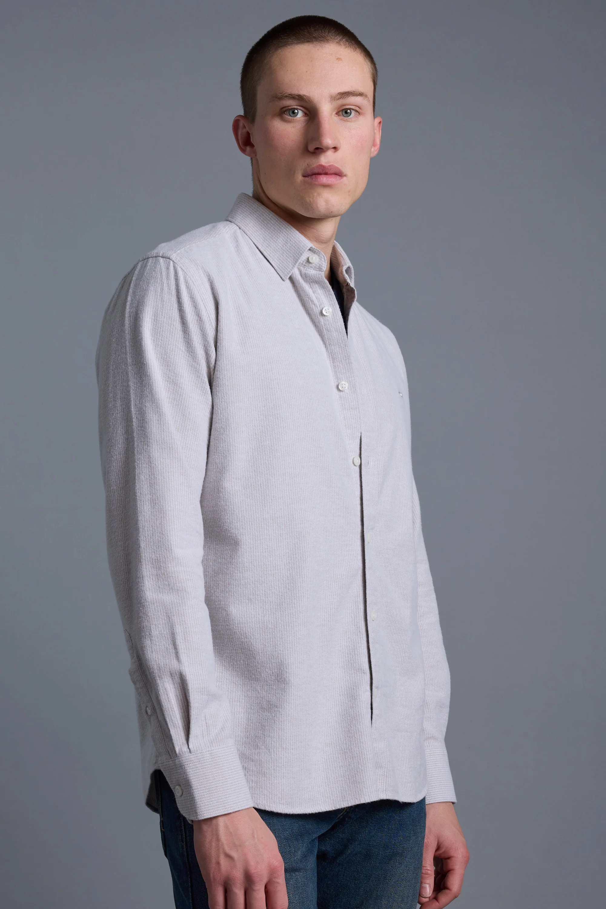 Maynard Oxford Stripe Shirt - Image 3