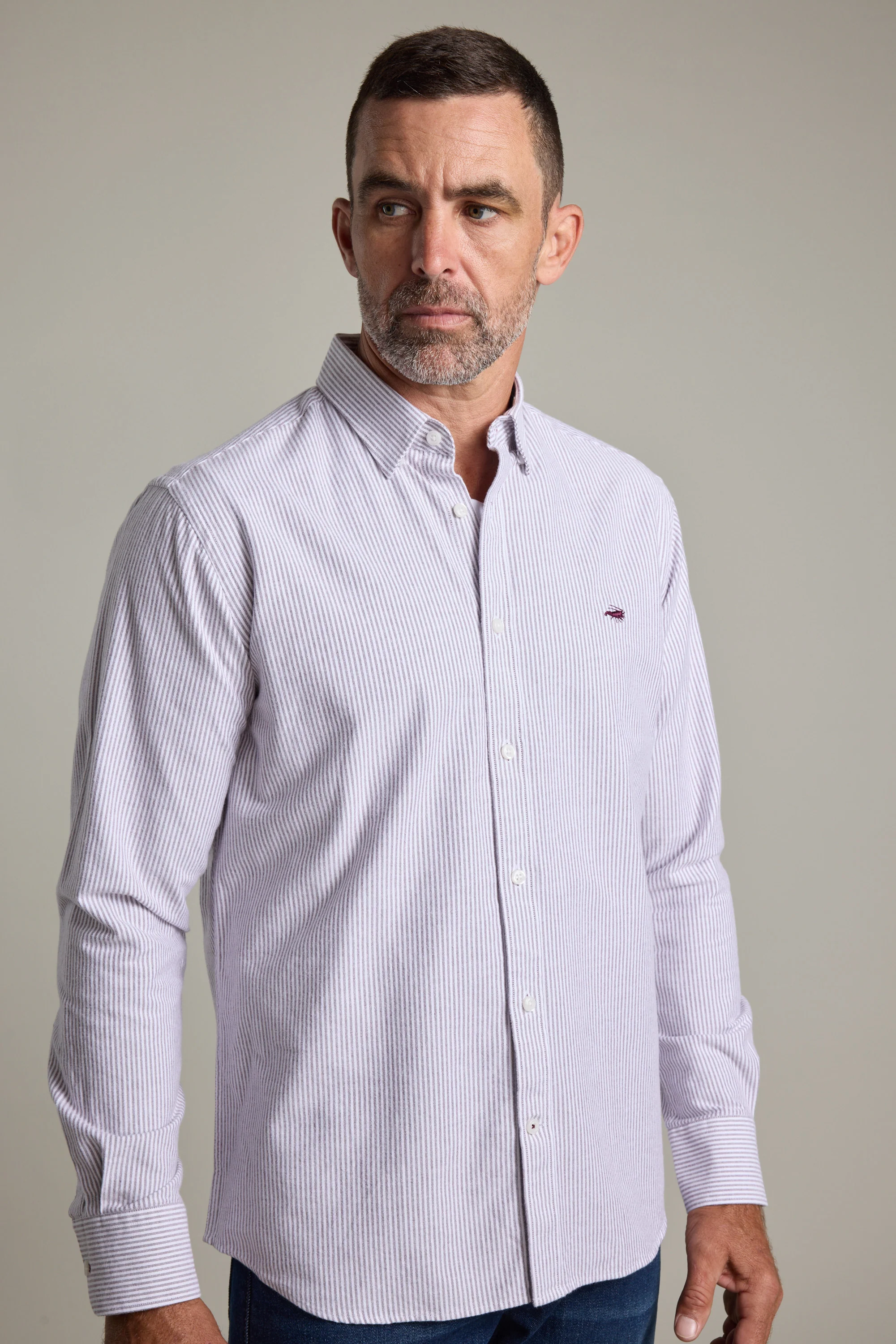 Maynard Oxford Stripe Shirt - Image 5