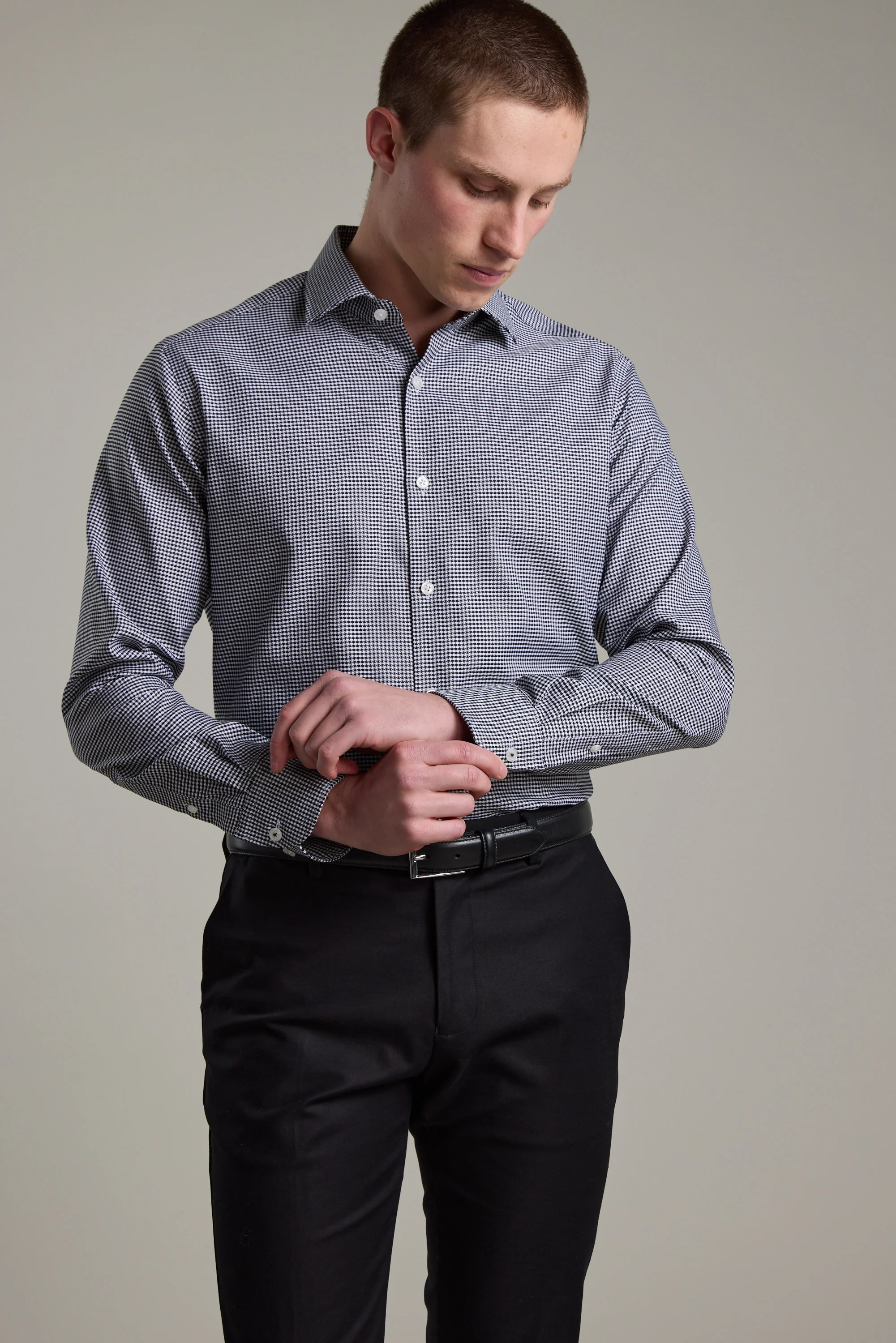 Mitchel Check Business Shirt - Image 5