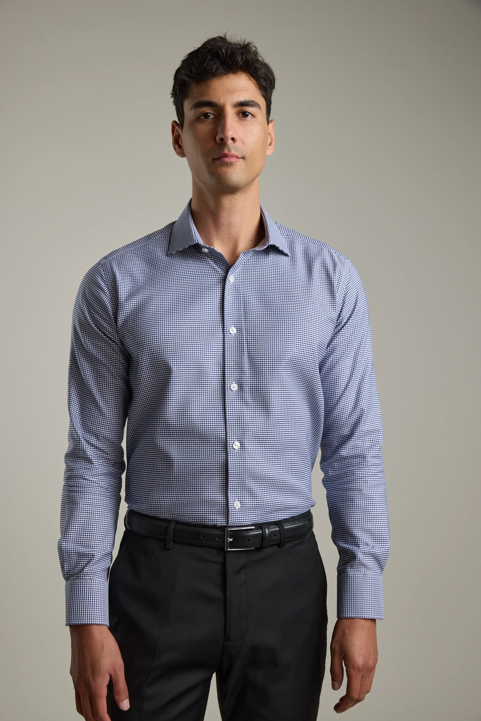 Mitchel Check Business Shirt - Image 3