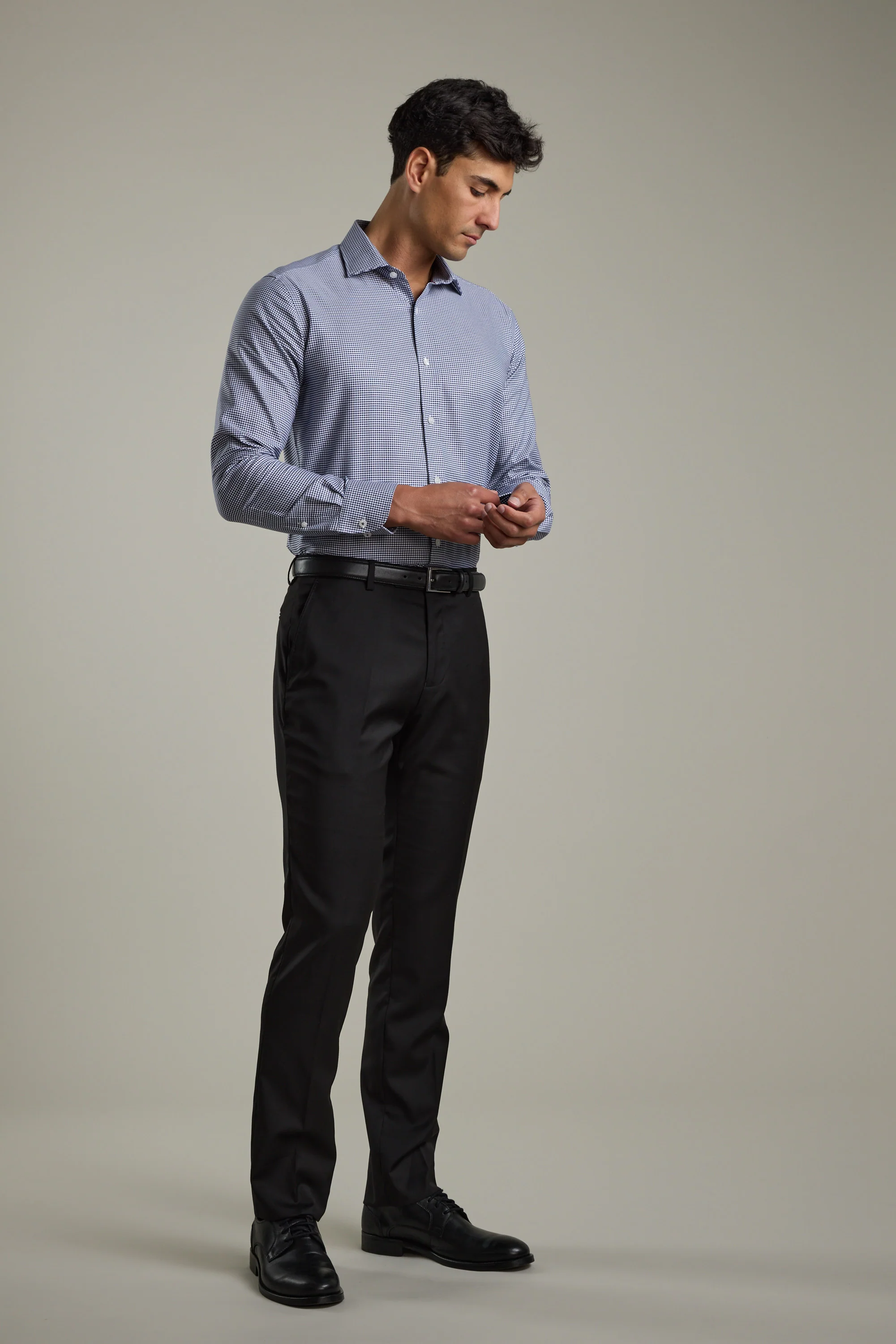 Mitchel Check Business Shirt - Image 4