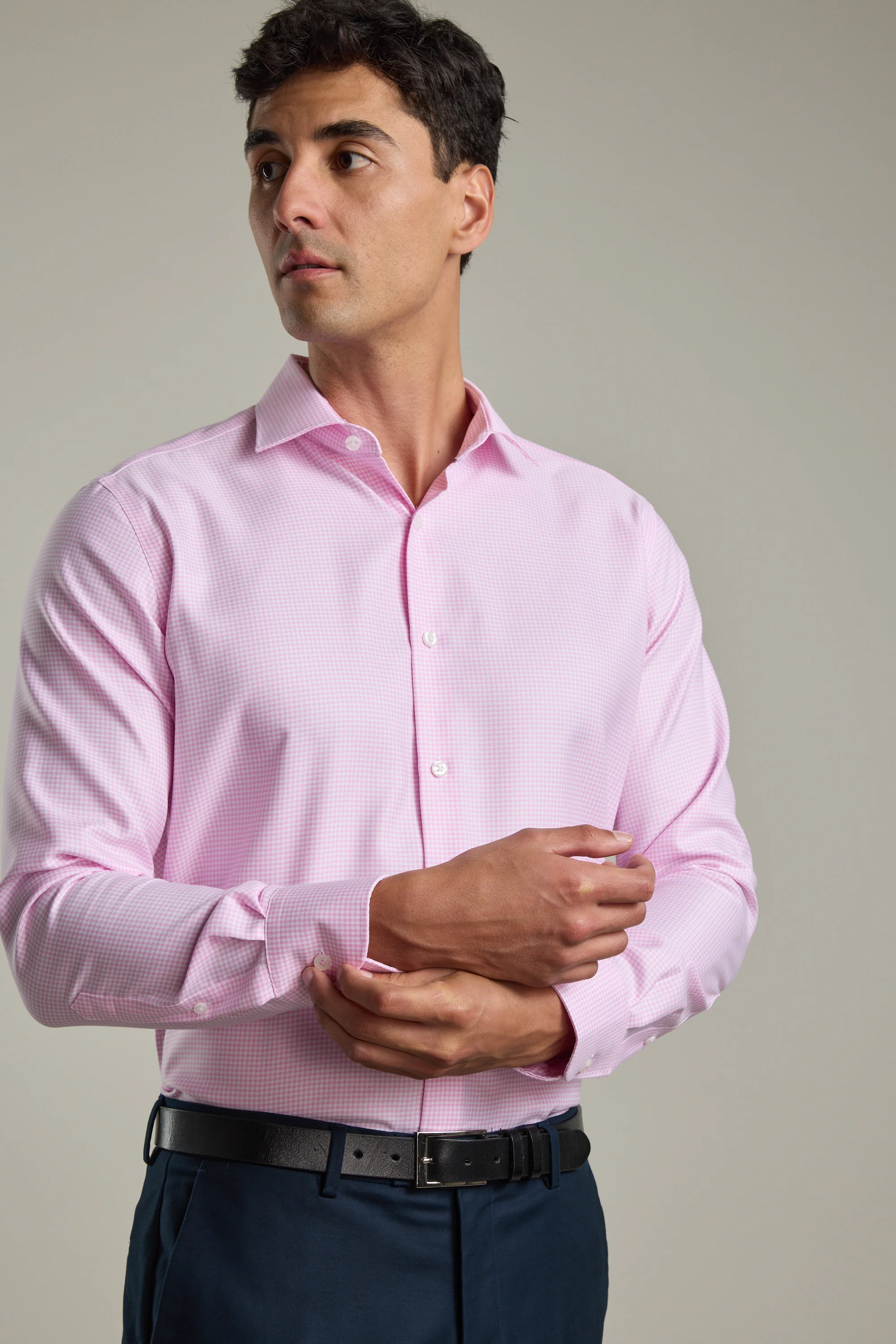 Mitchel Check Business Shirt - Image 5