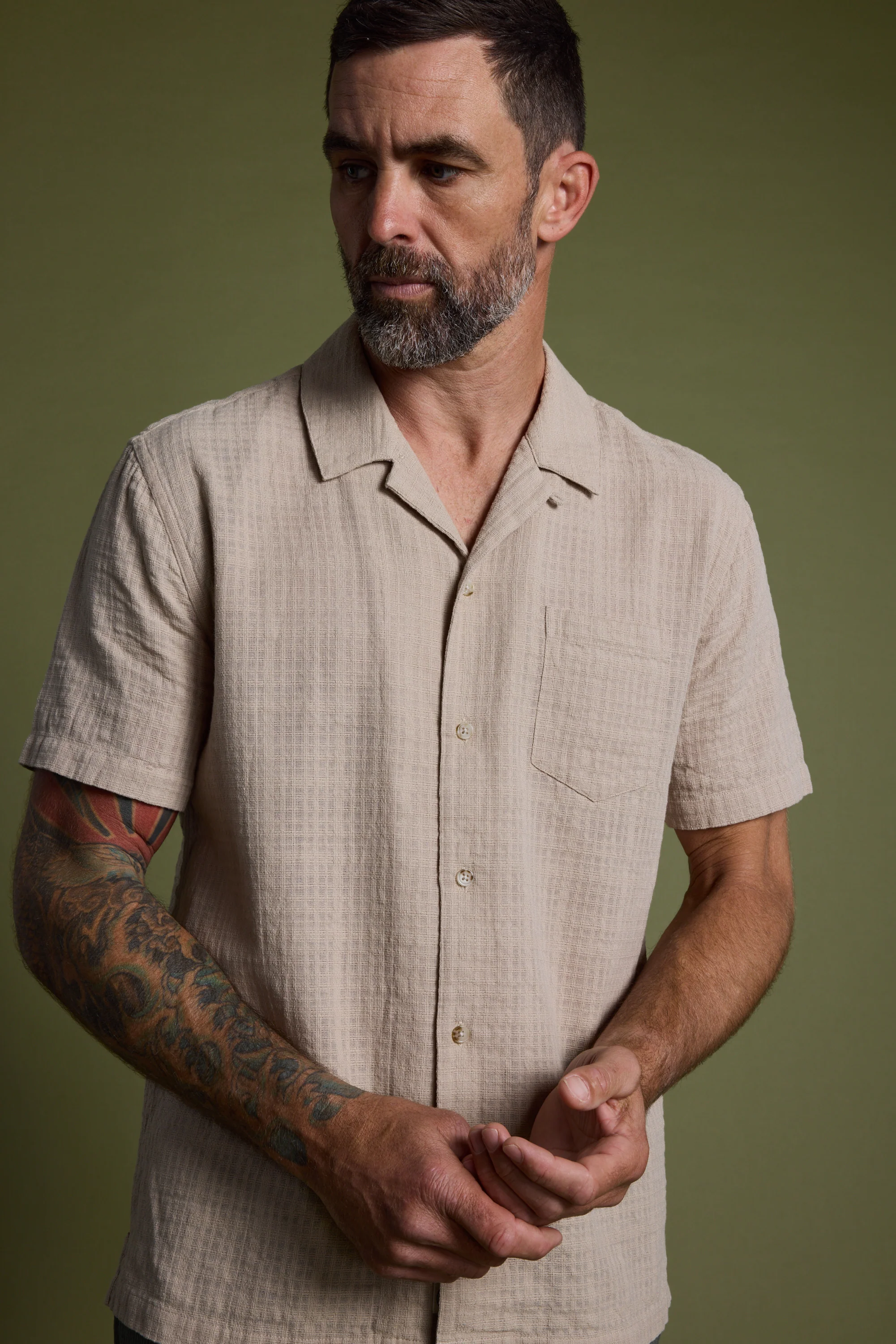 Monty Cotton Cuban Shirt - Image 4