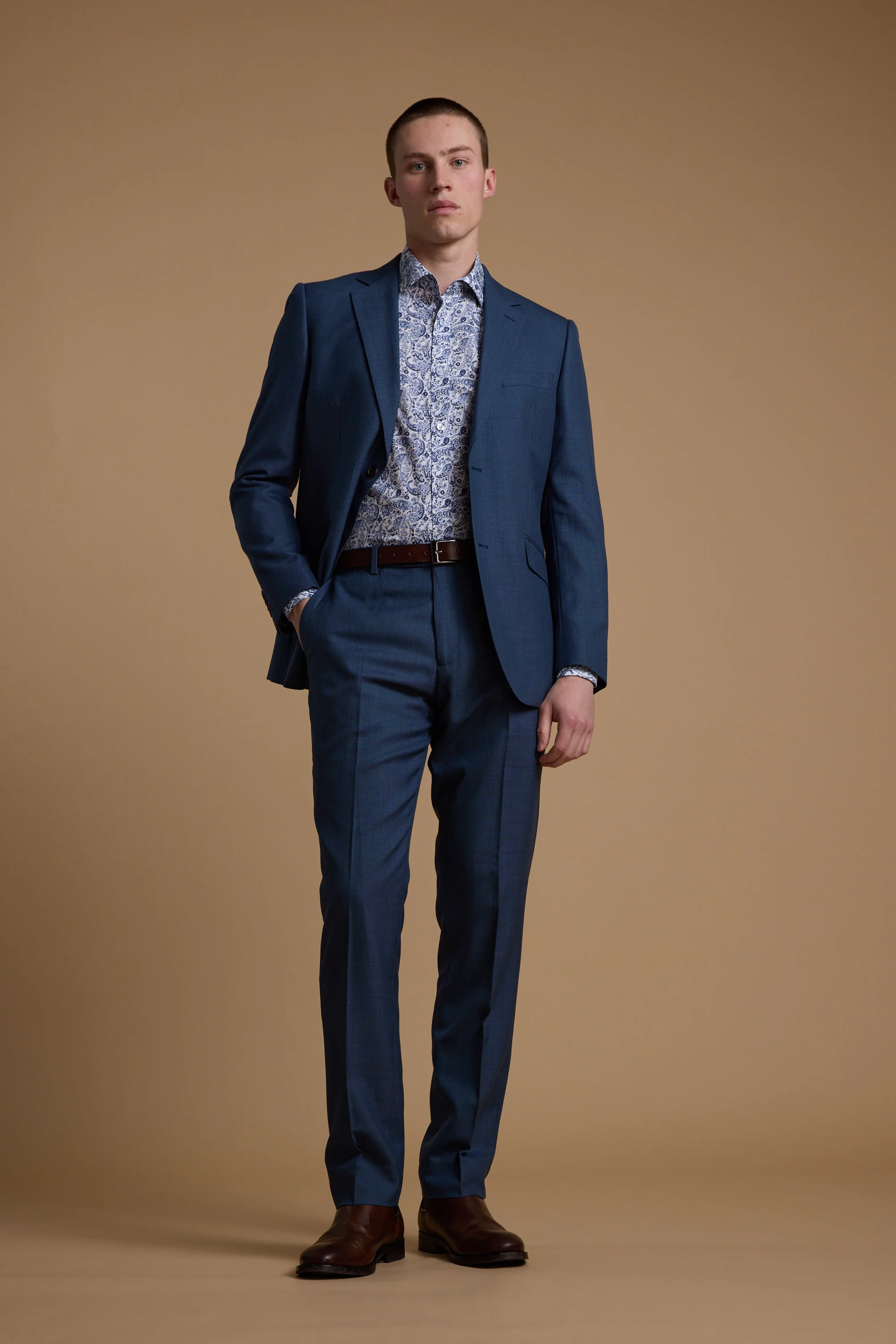Morden Texture Suit Trouser - Image 2