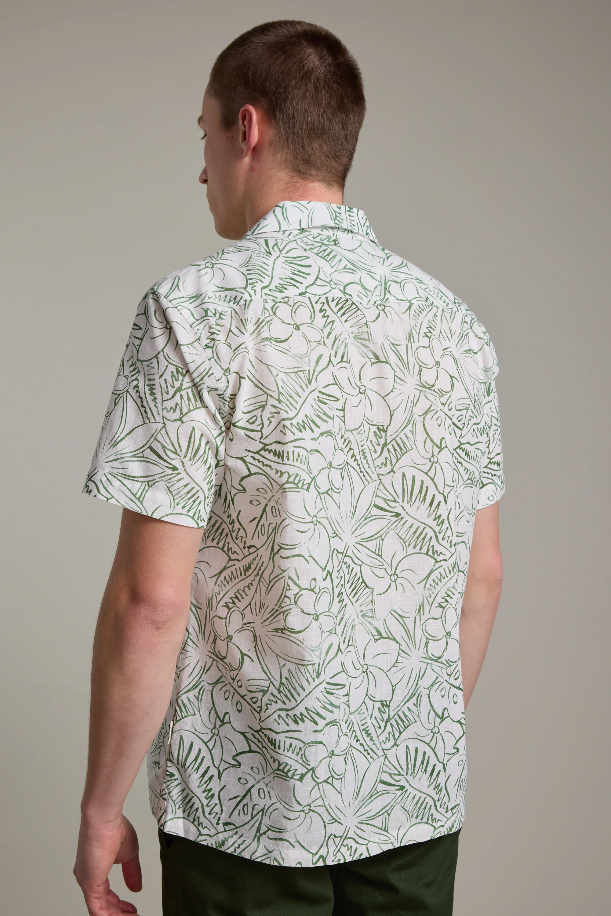 Myrtle Print Cuban Shirt - Image 6