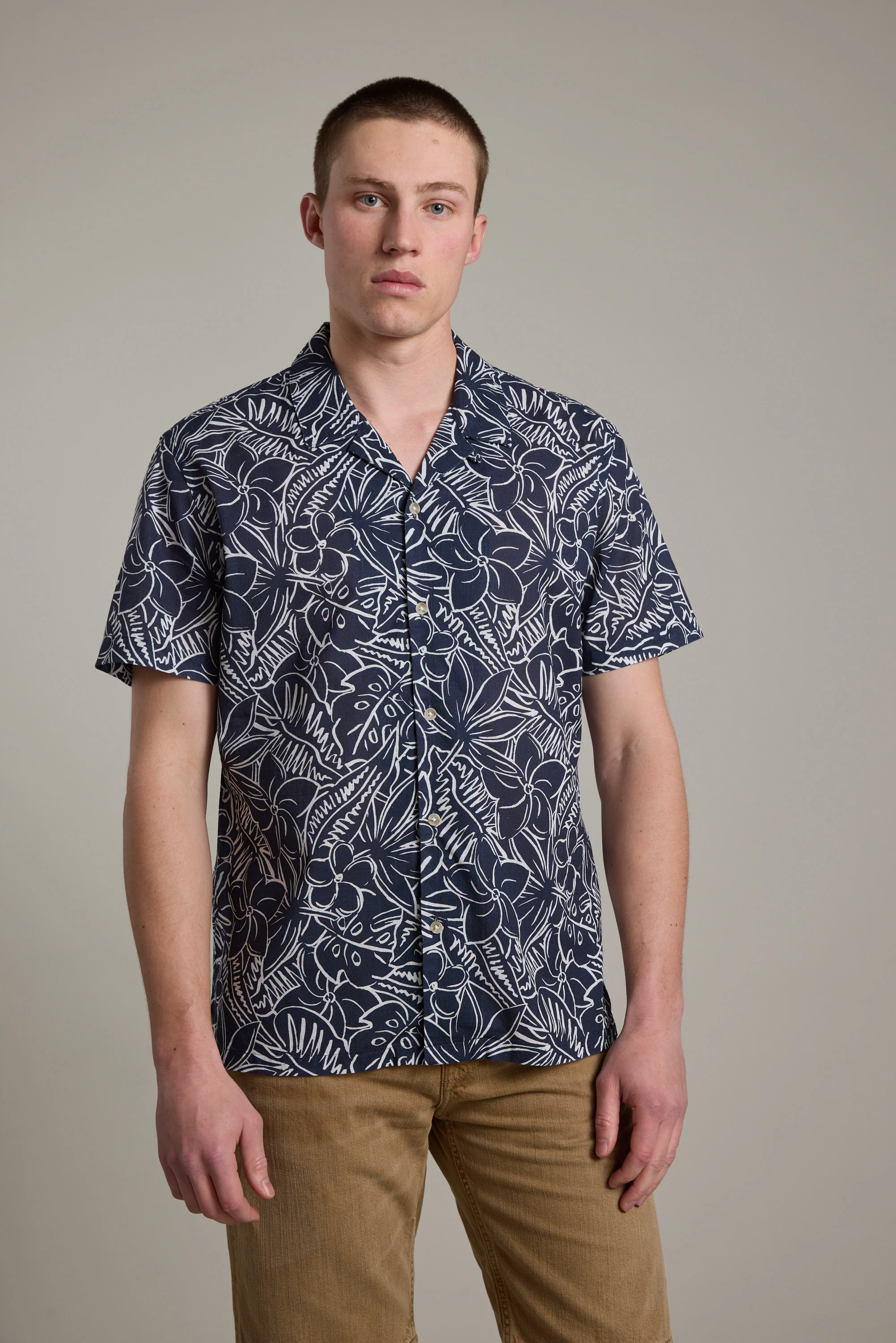 Myrtle Print Cuban Shirt - Image 2