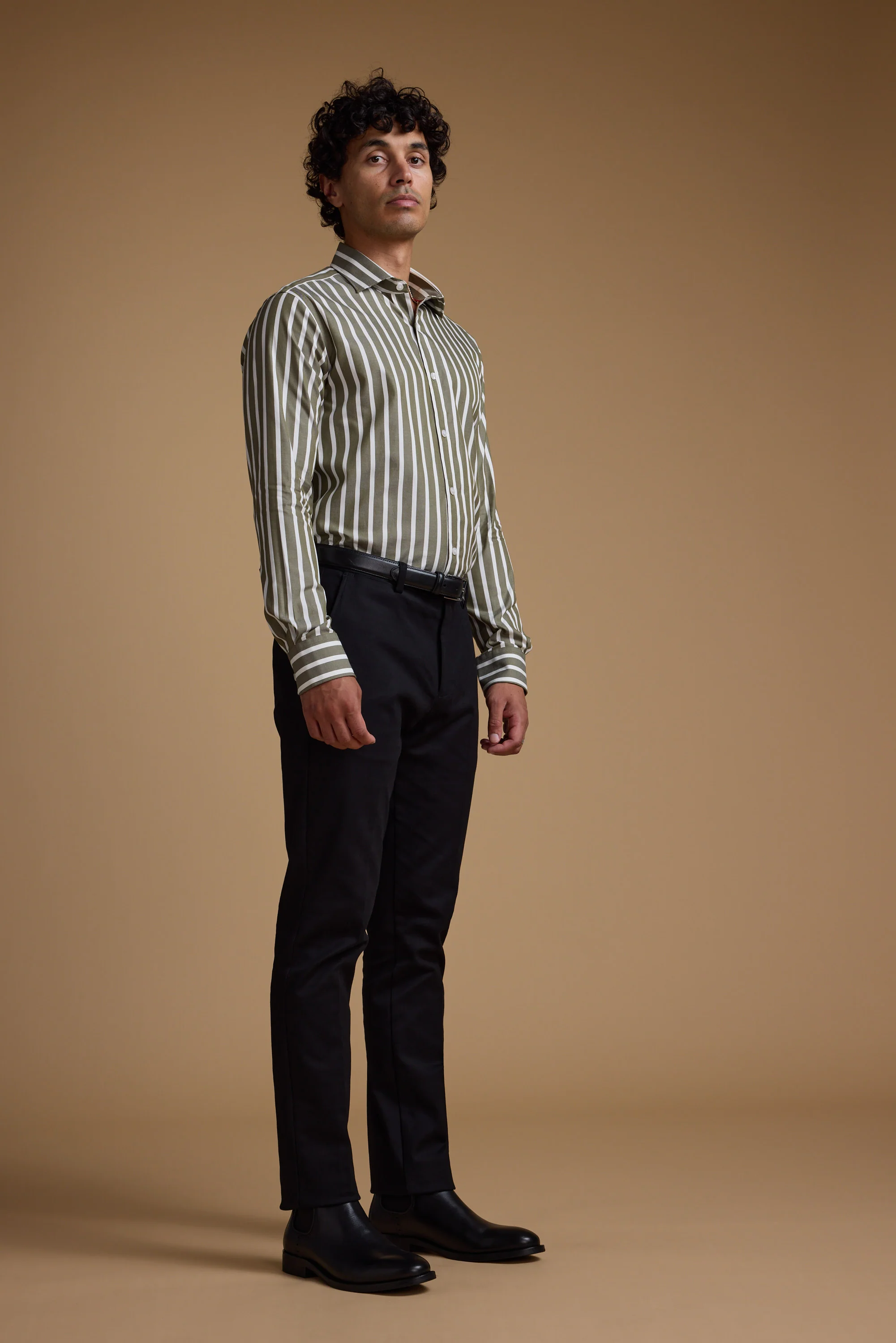 Nandas Stripe Business Shirt - Image 4
