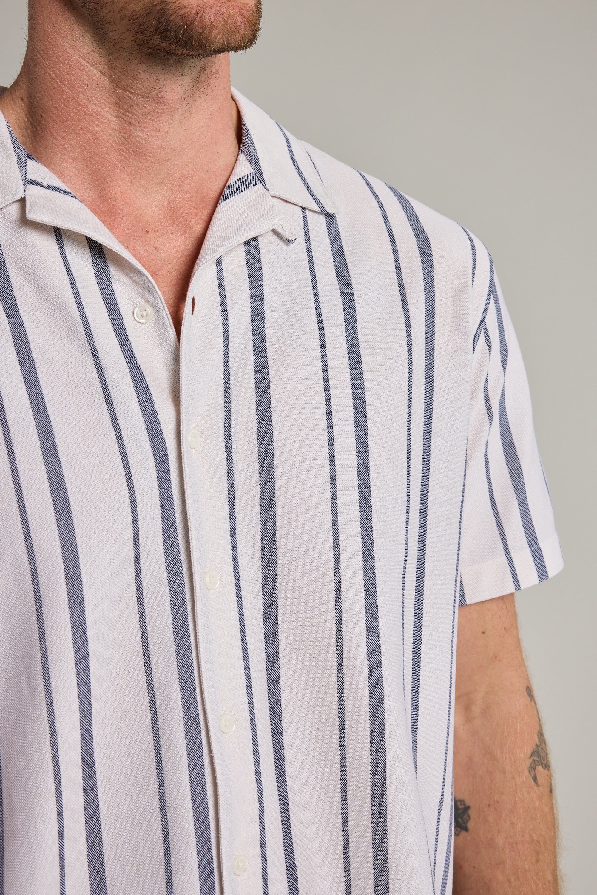 Nixon Stripe Cuban Shirt - Image 2