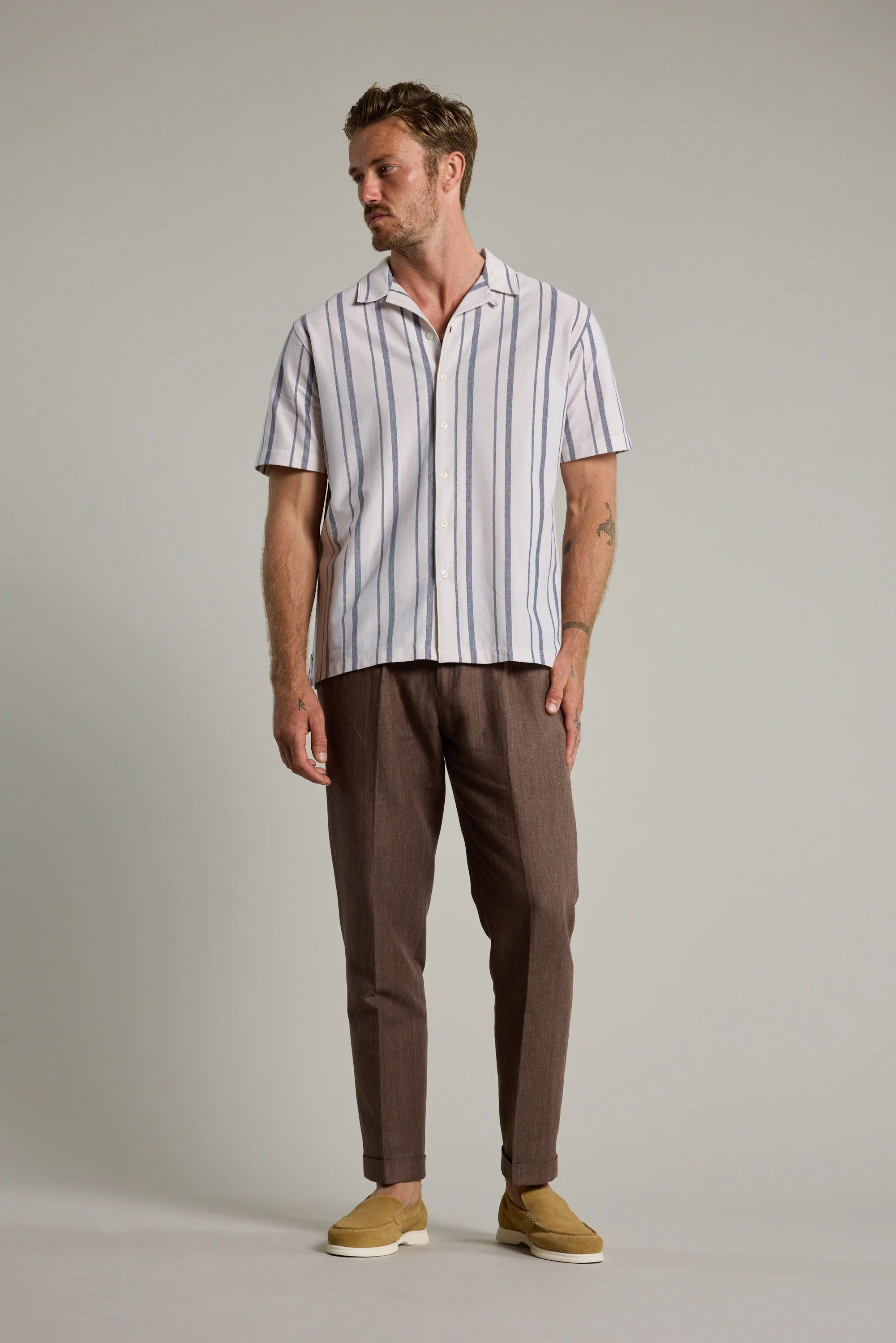 Nixon Stripe Cuban Shirt - Image 3
