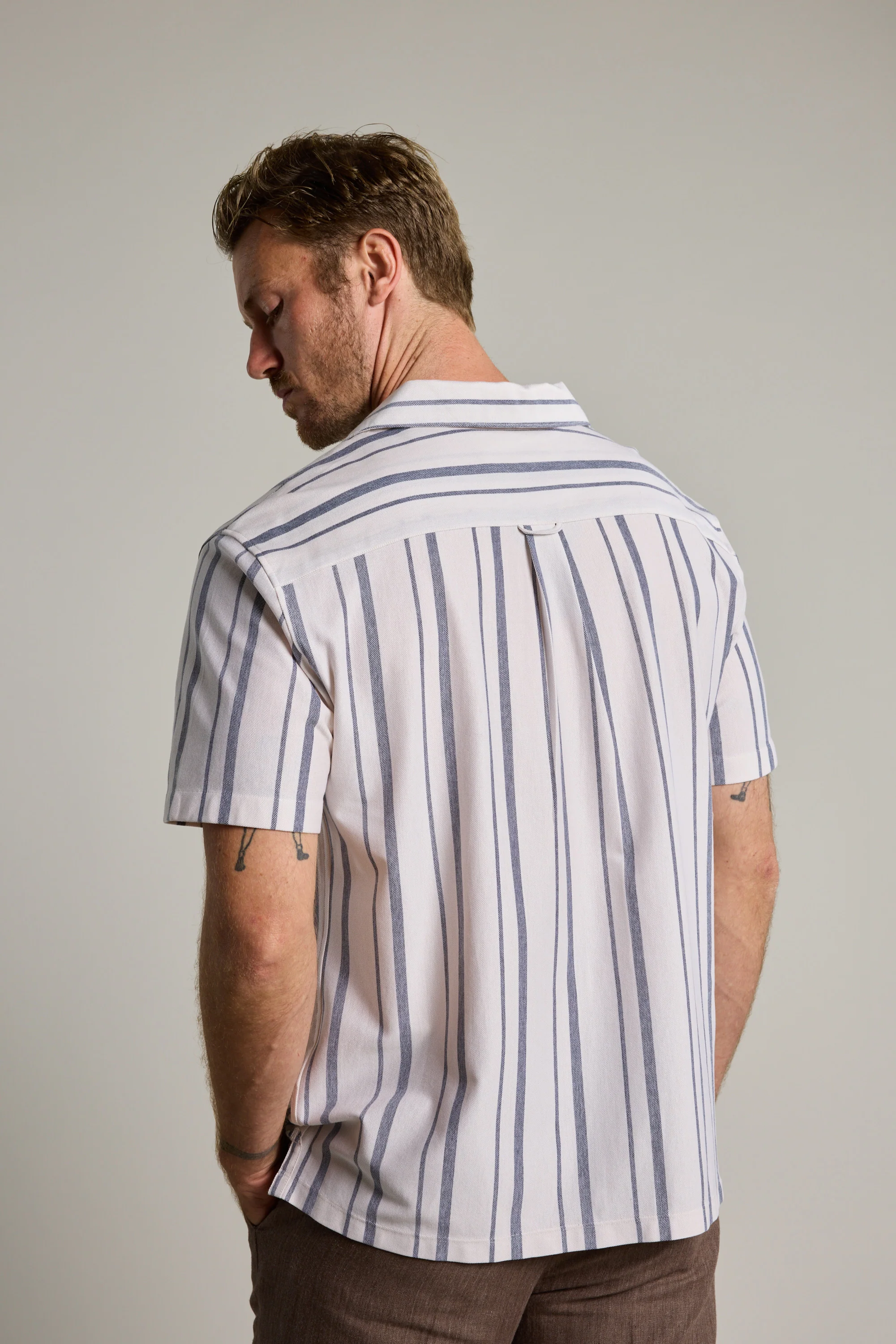 Nixon Stripe Cuban Shirt - Image 6