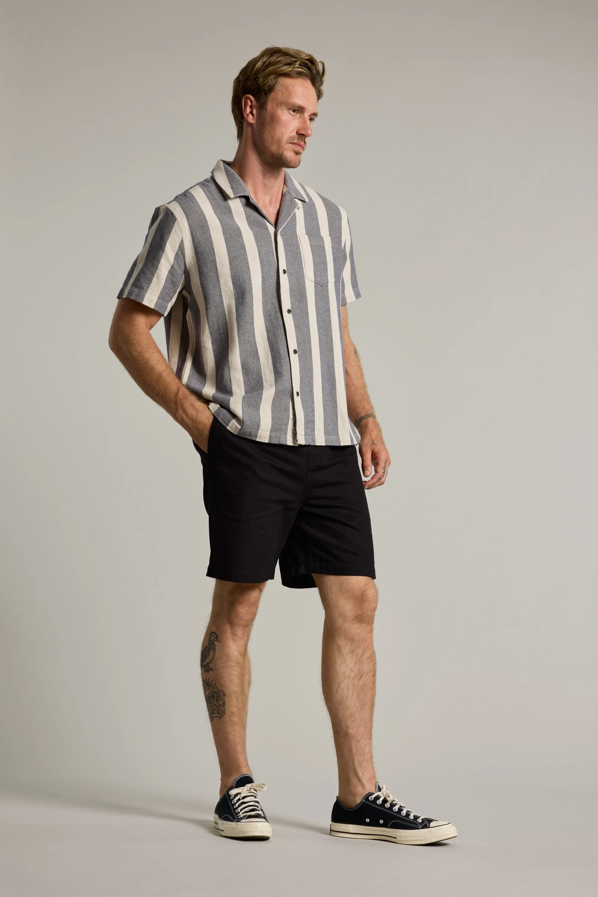 Norwalk Stripe Cuban Shirt - Image 2