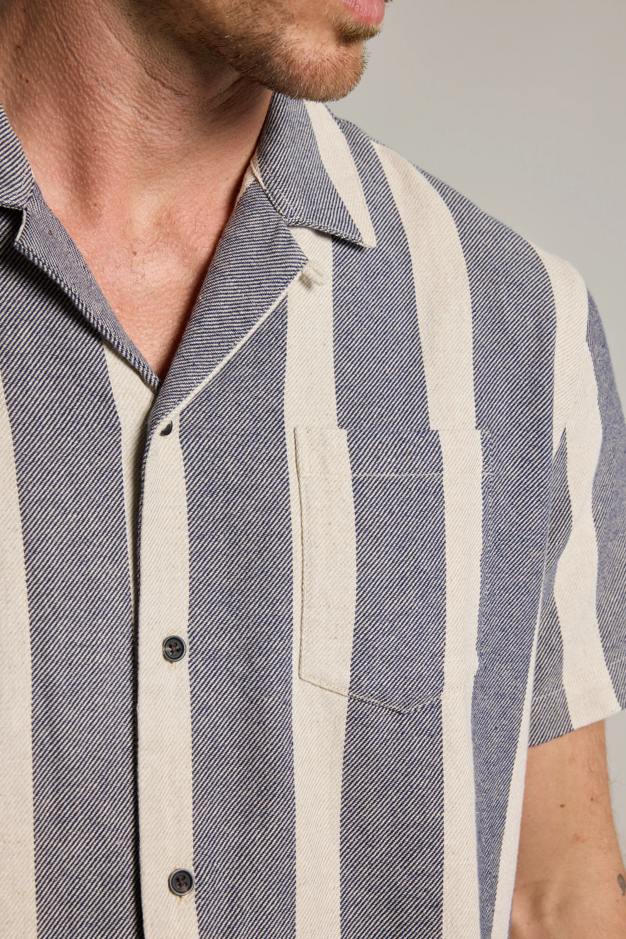 Norwalk Stripe Cuban Shirt - Image 5