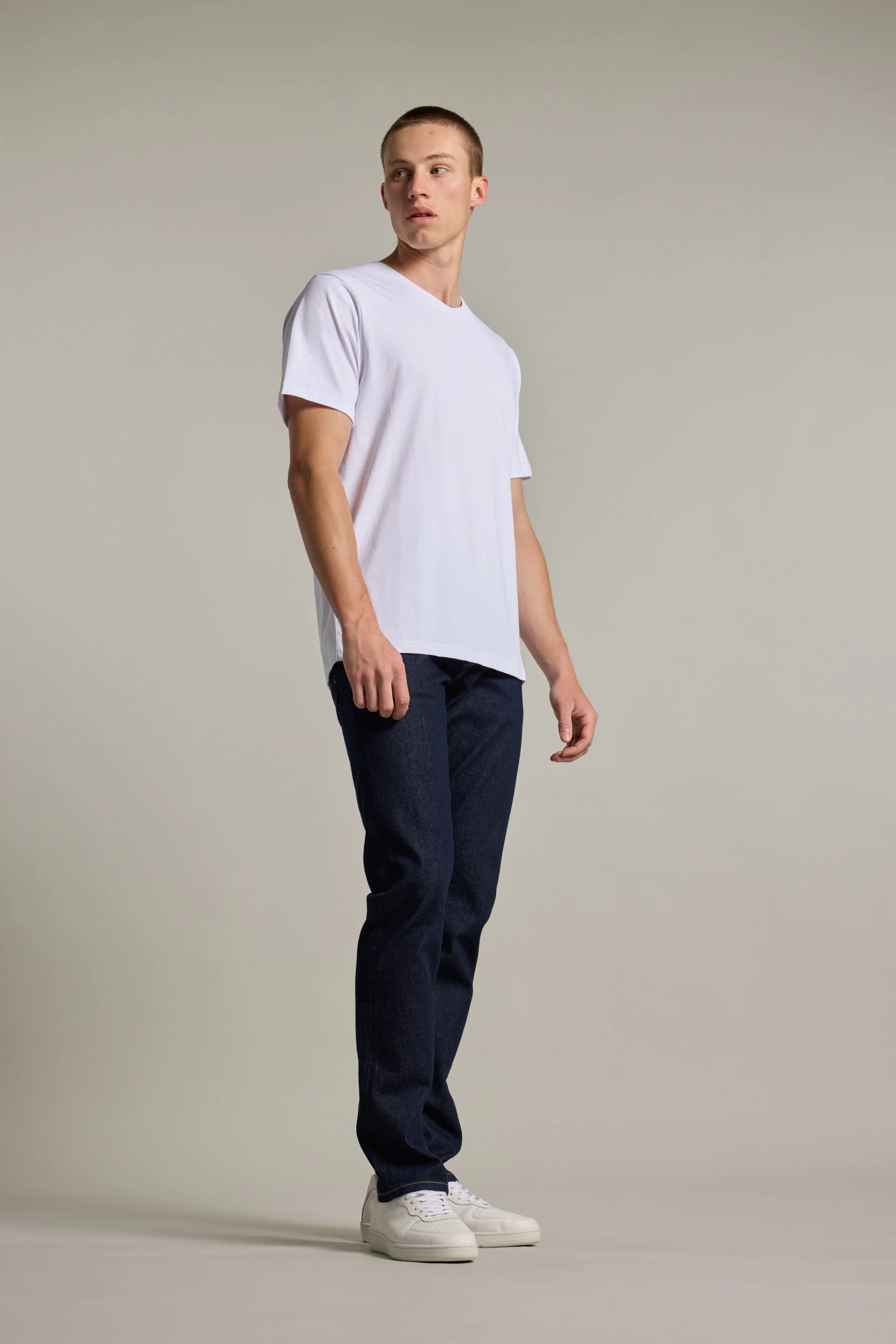 Organic Cotton V Neck Tee - Image 5