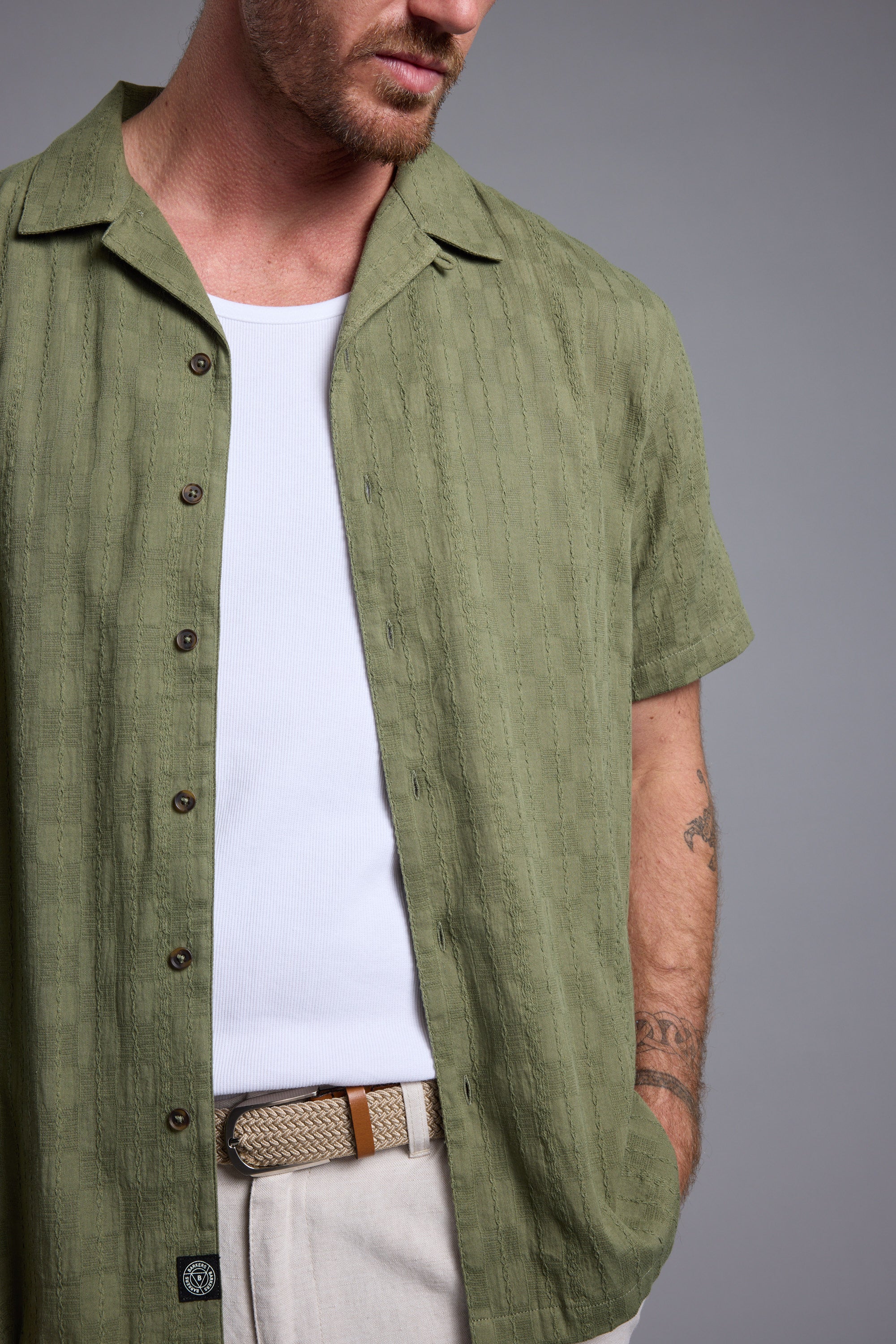 Otis Stripe Cuban Shirt - Image 3