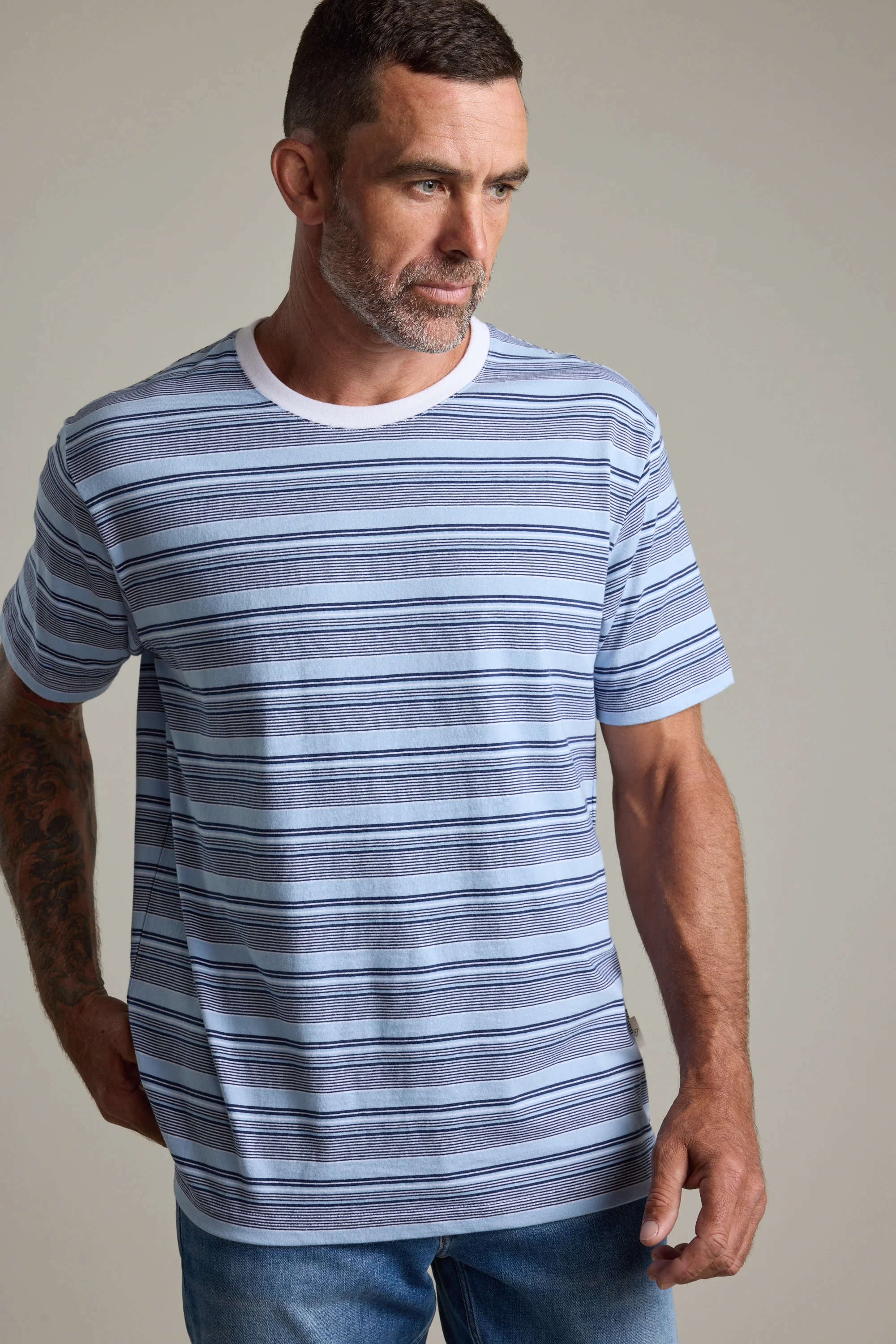 Pacific Edge Stripe Tee - Image 4
