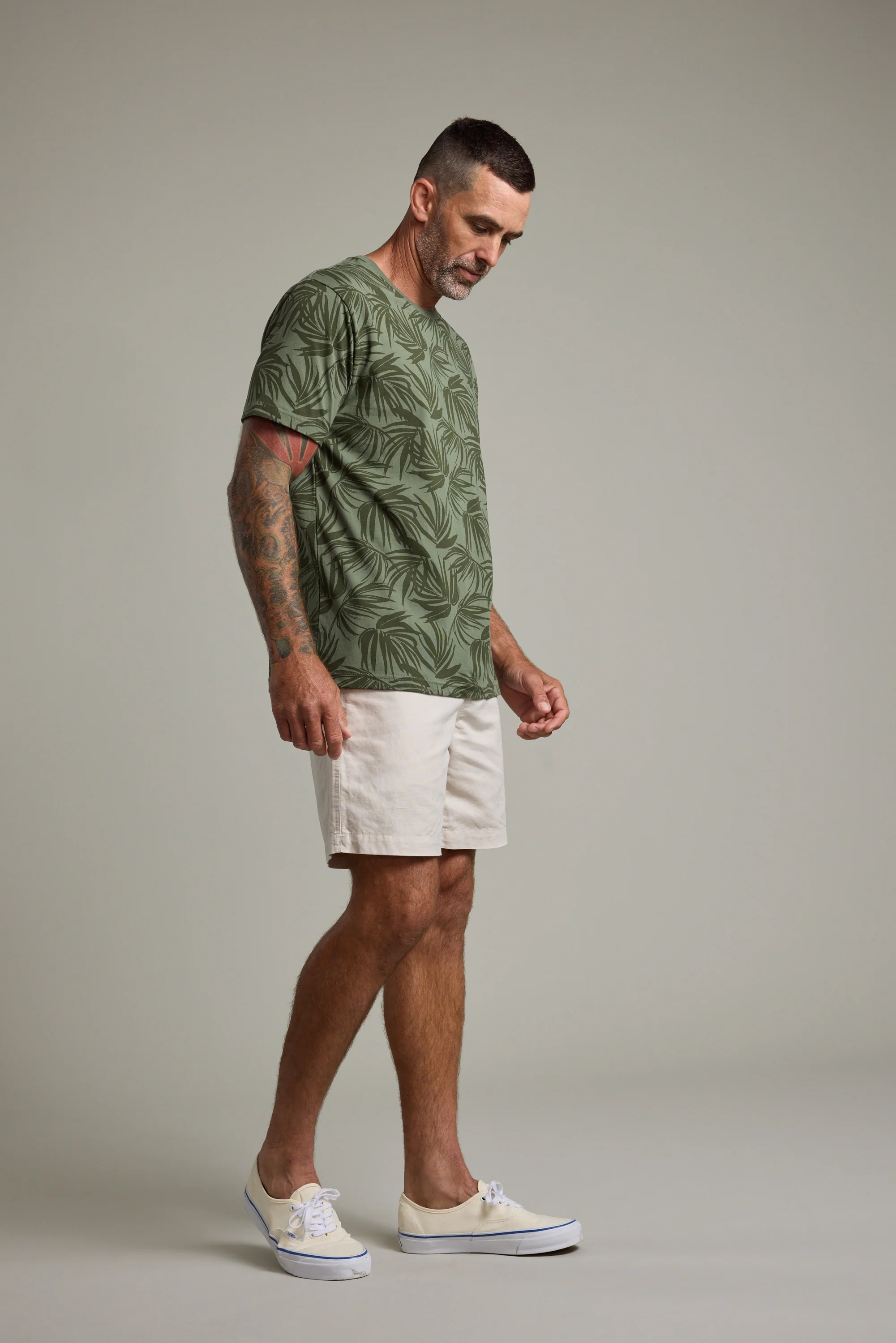 Palm Leaves Print Tee - Image 2