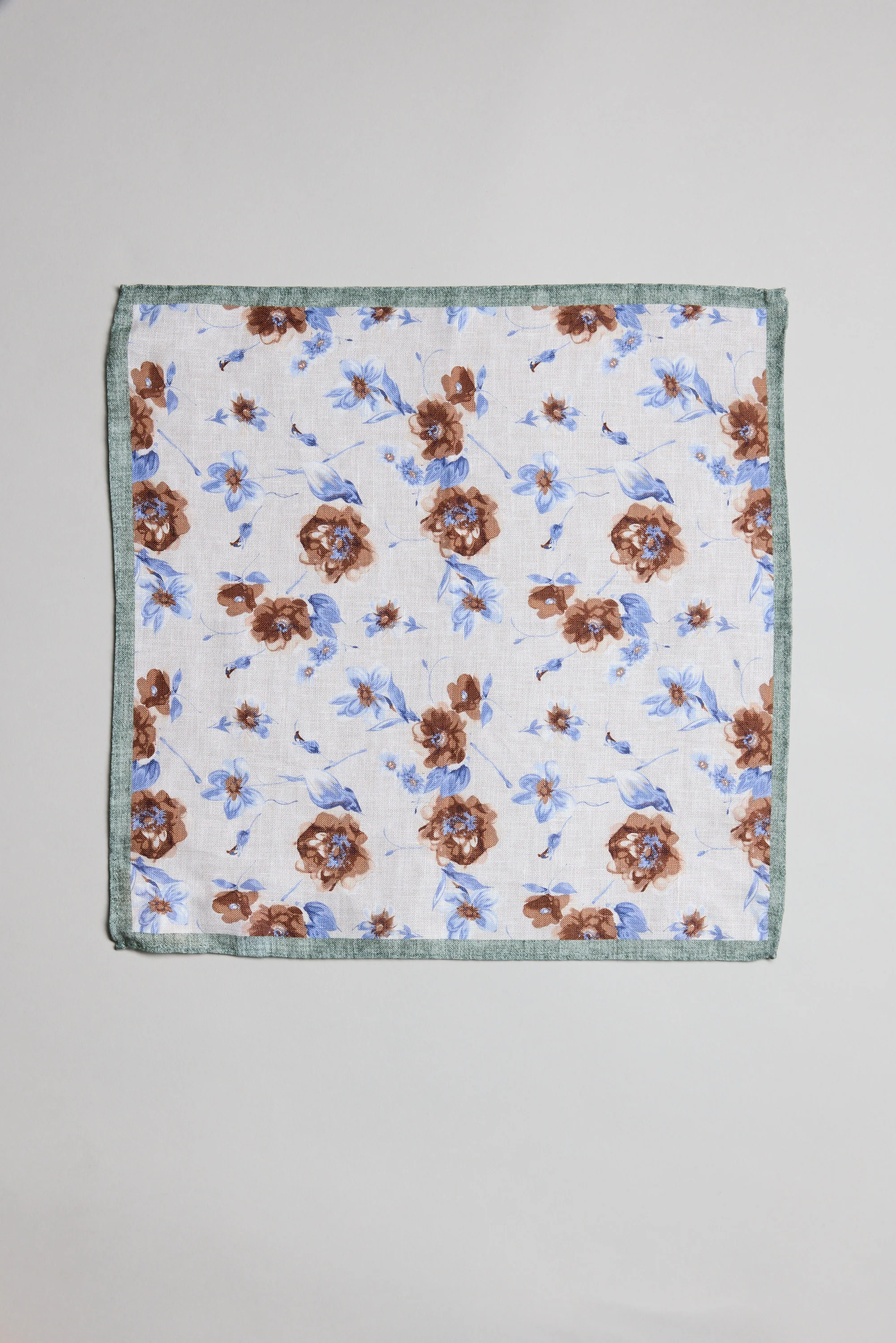 Parisian Floral Linen Pocket Square - Image 2