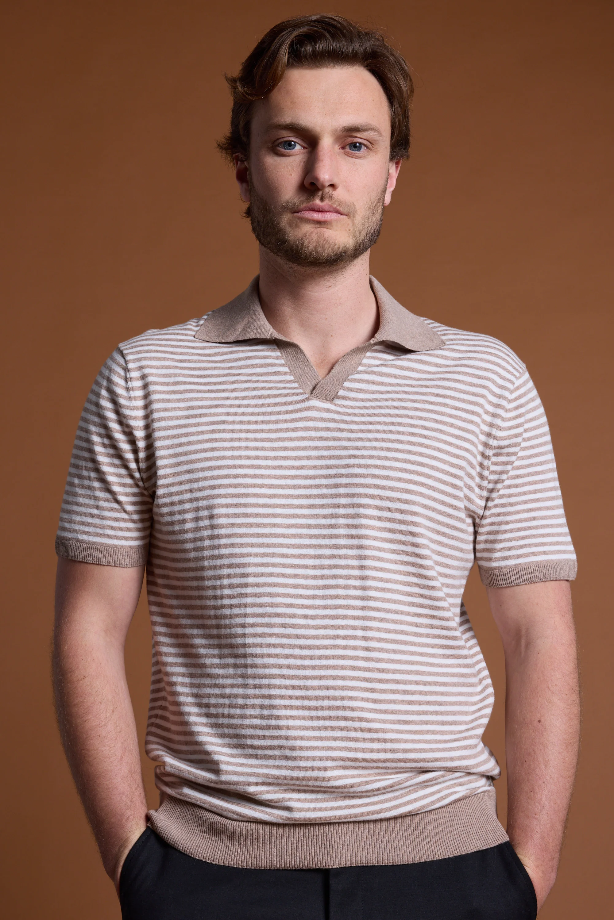 Parkway Cotton Stripe Polo - Image 3