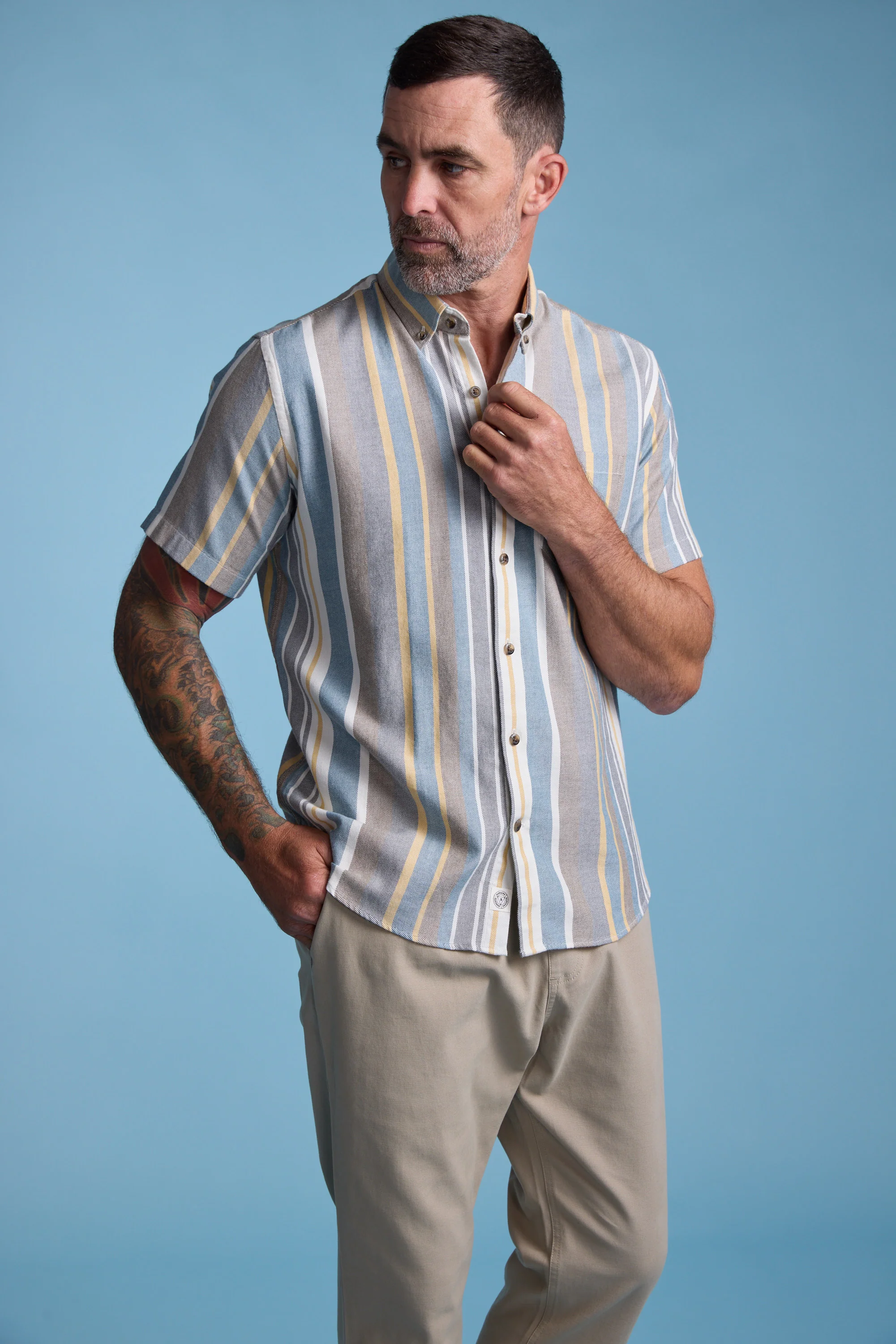 Reagen Stripe Shirt - Image 4