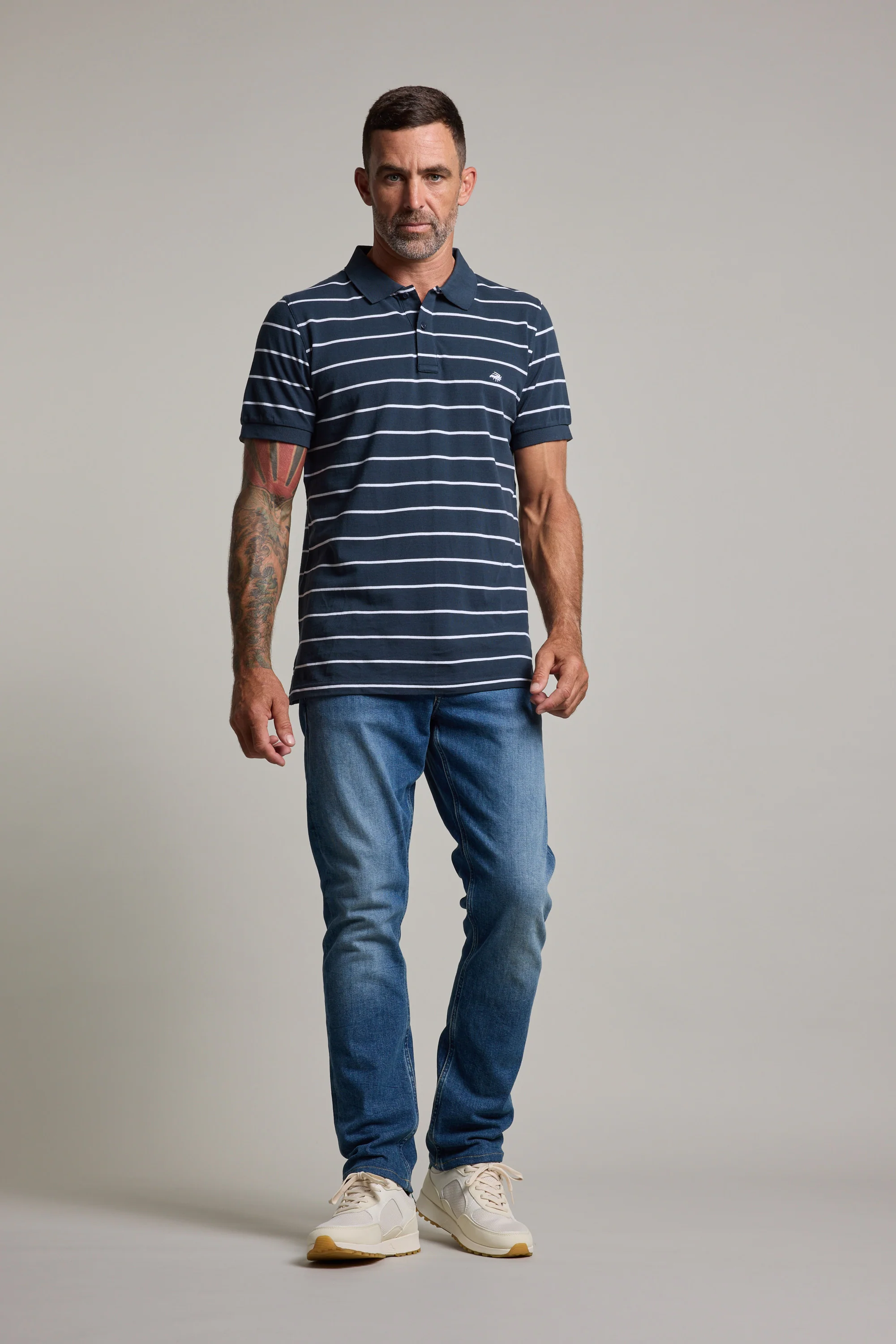 Regent Stripe Polo - Image 4
