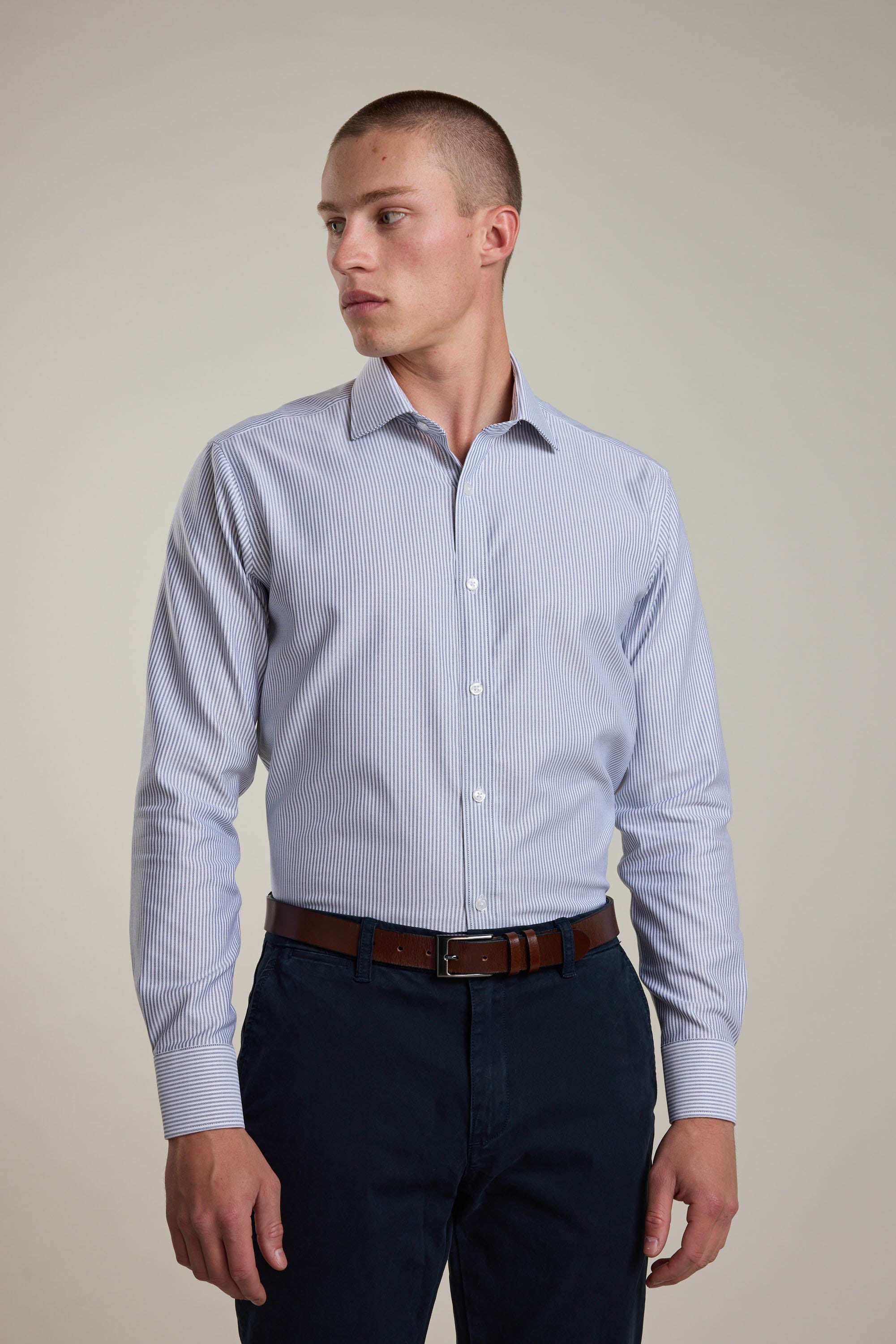 Rhea Stripe Business Shirt - Image 2