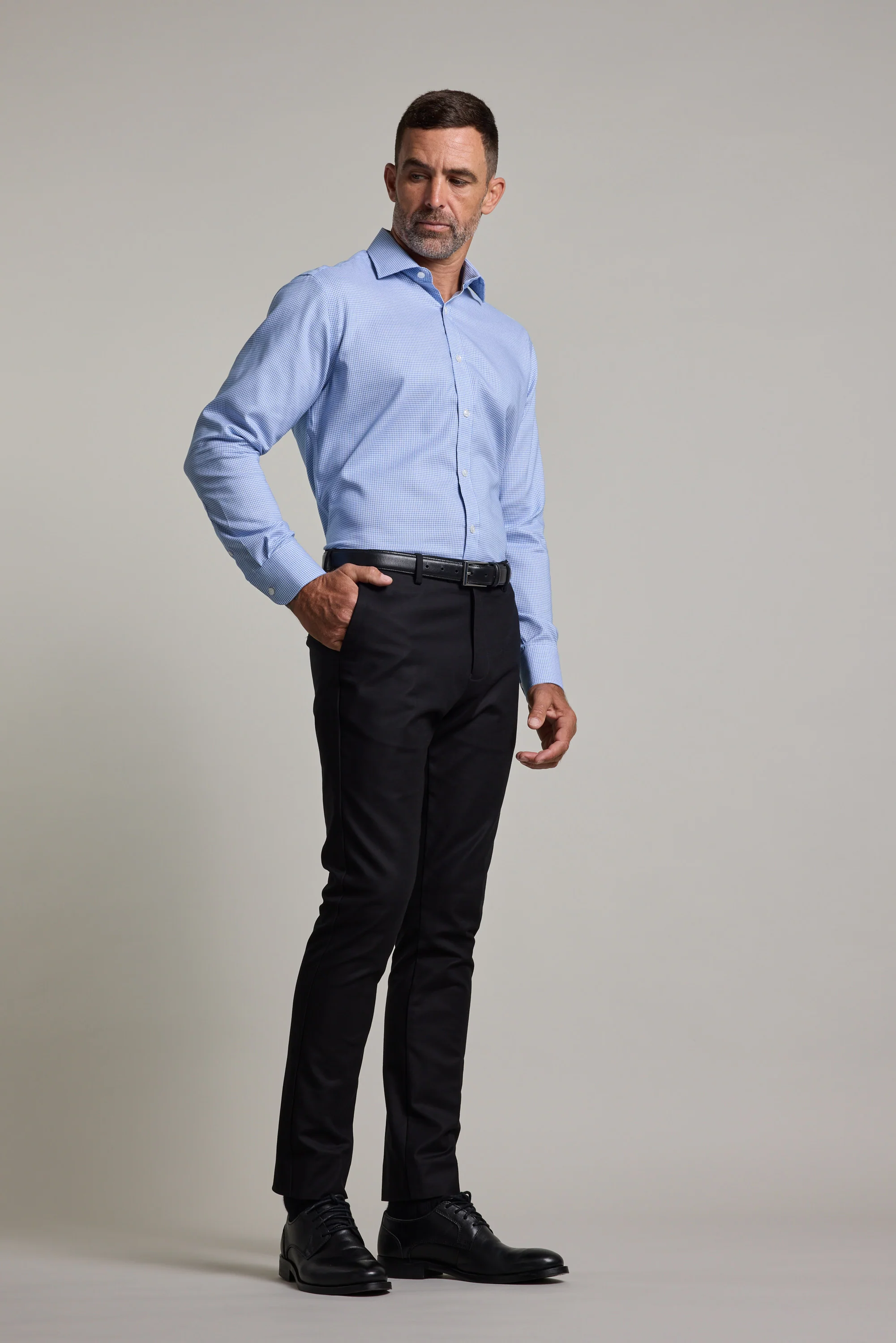Robbie Texture Business Shirt - Image 3
