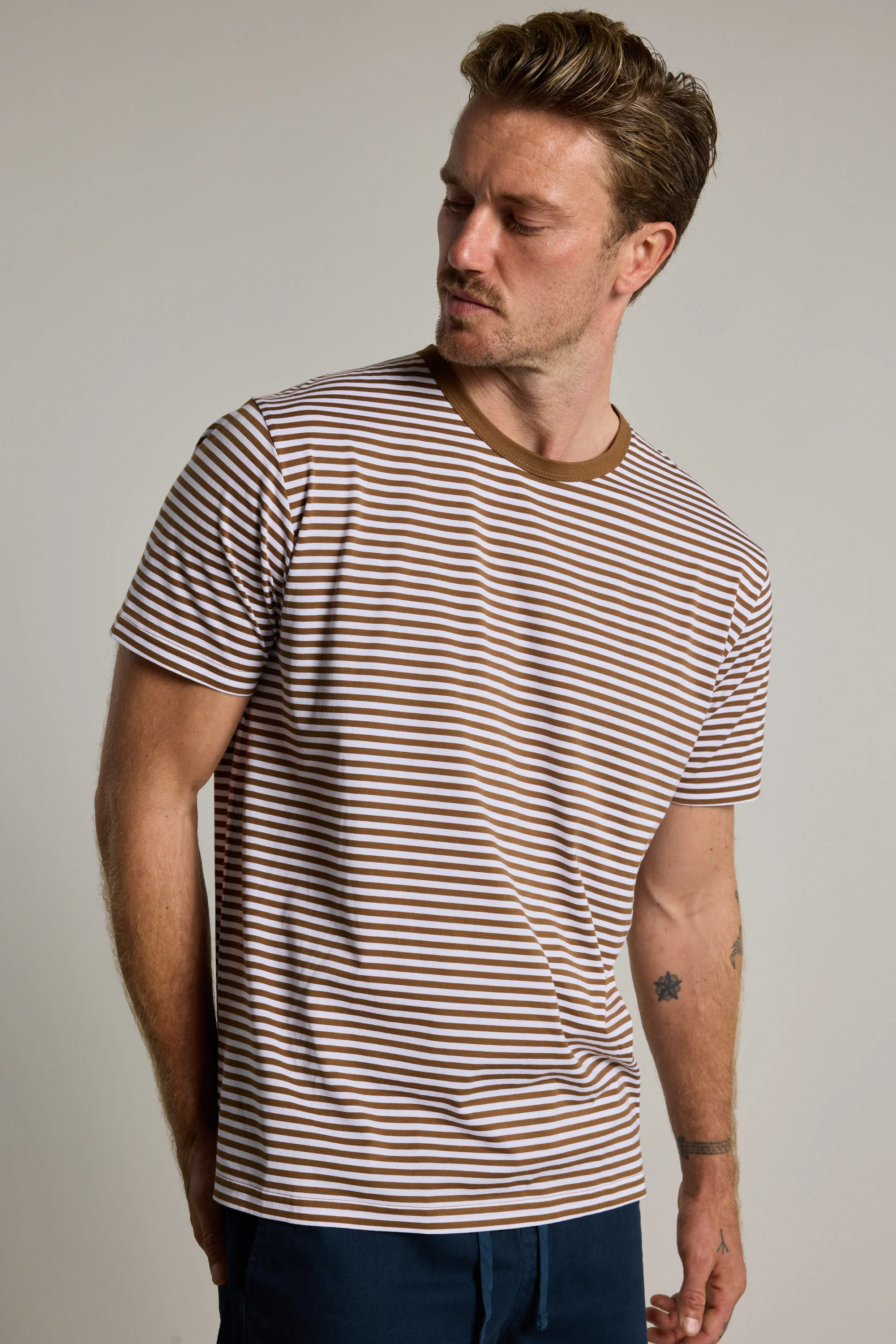 Rollins Supima Stripe Tee - Image 3