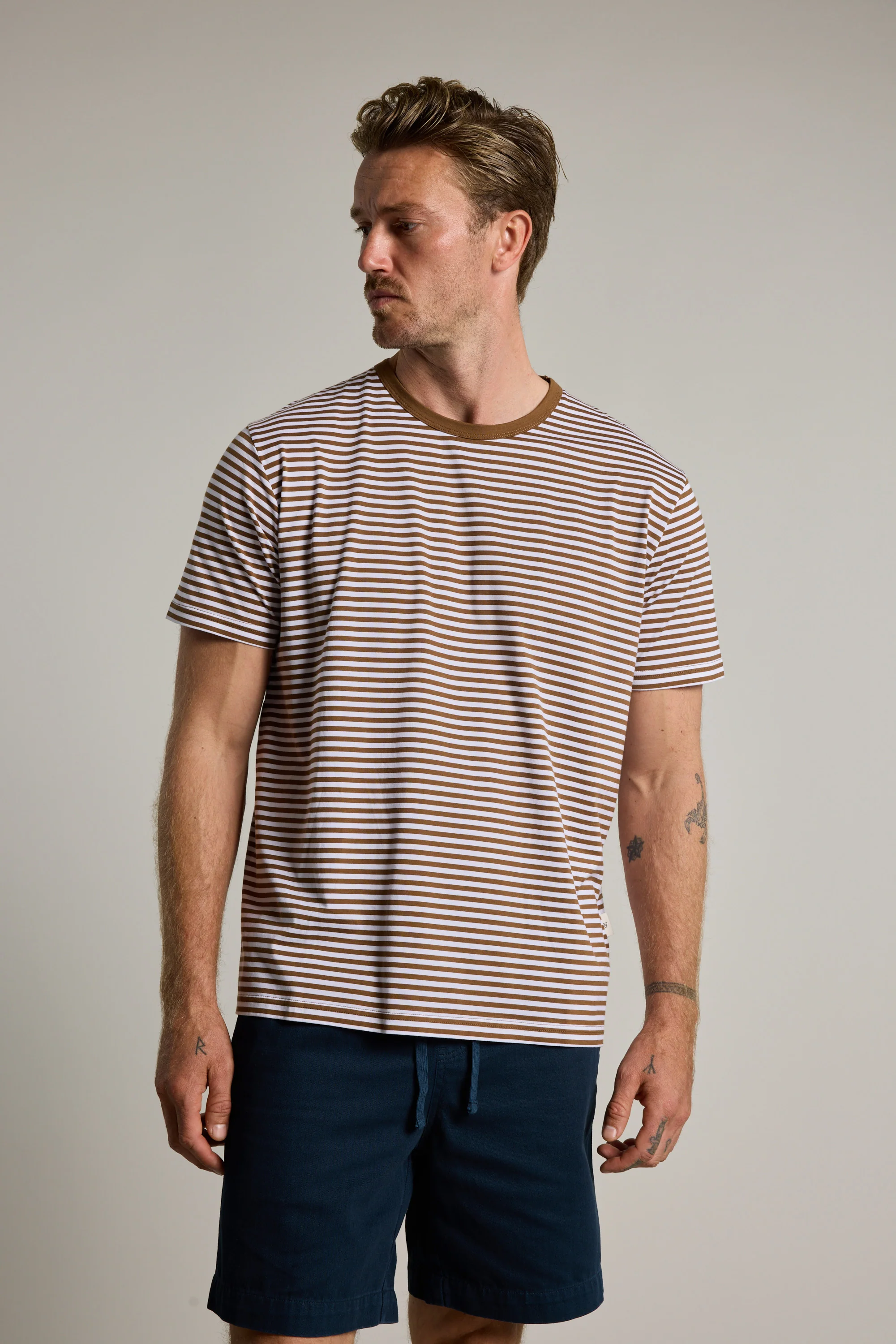 Rollins Supima Stripe Tee - Image 4