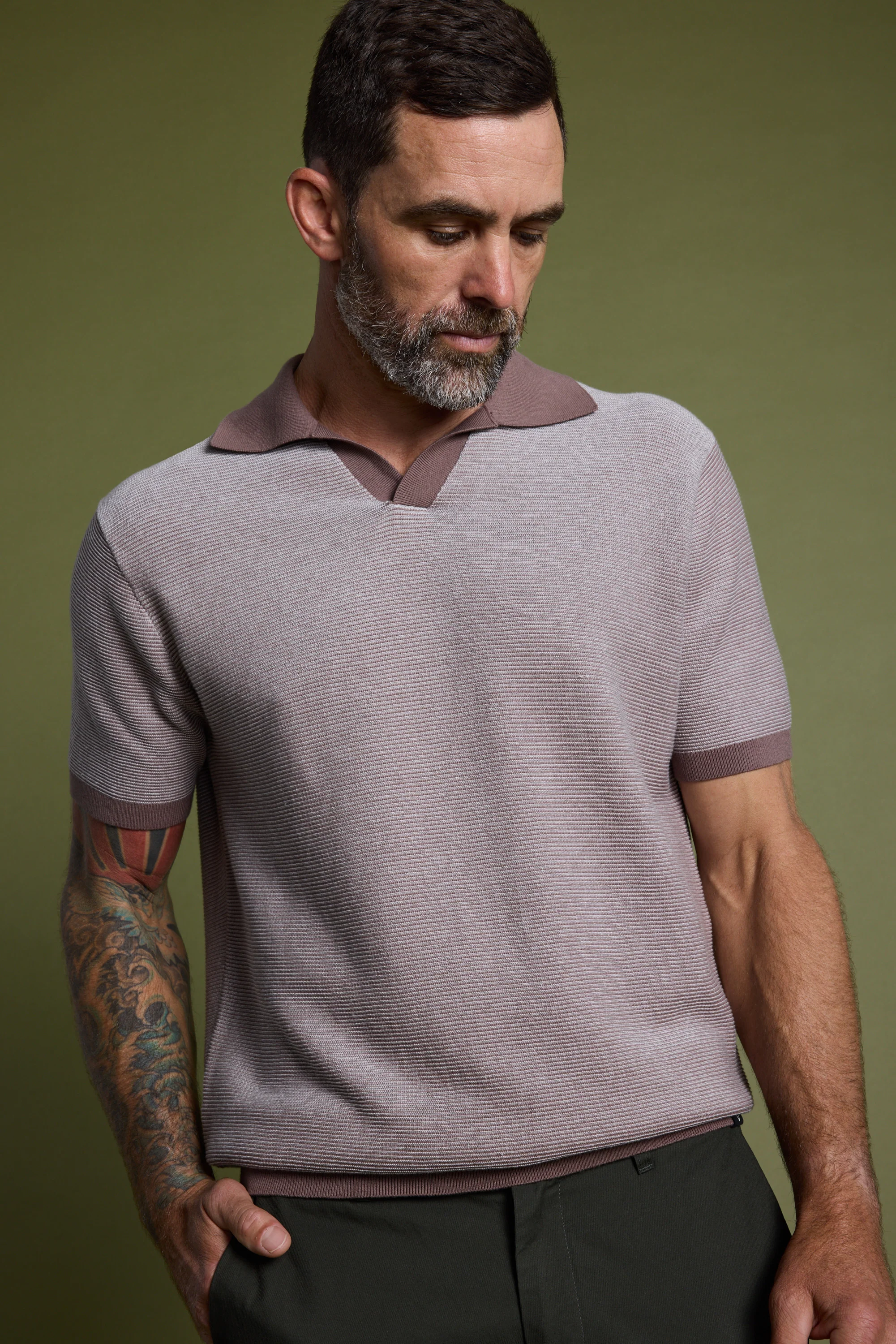 Rowan Knitted Polo - Image 2