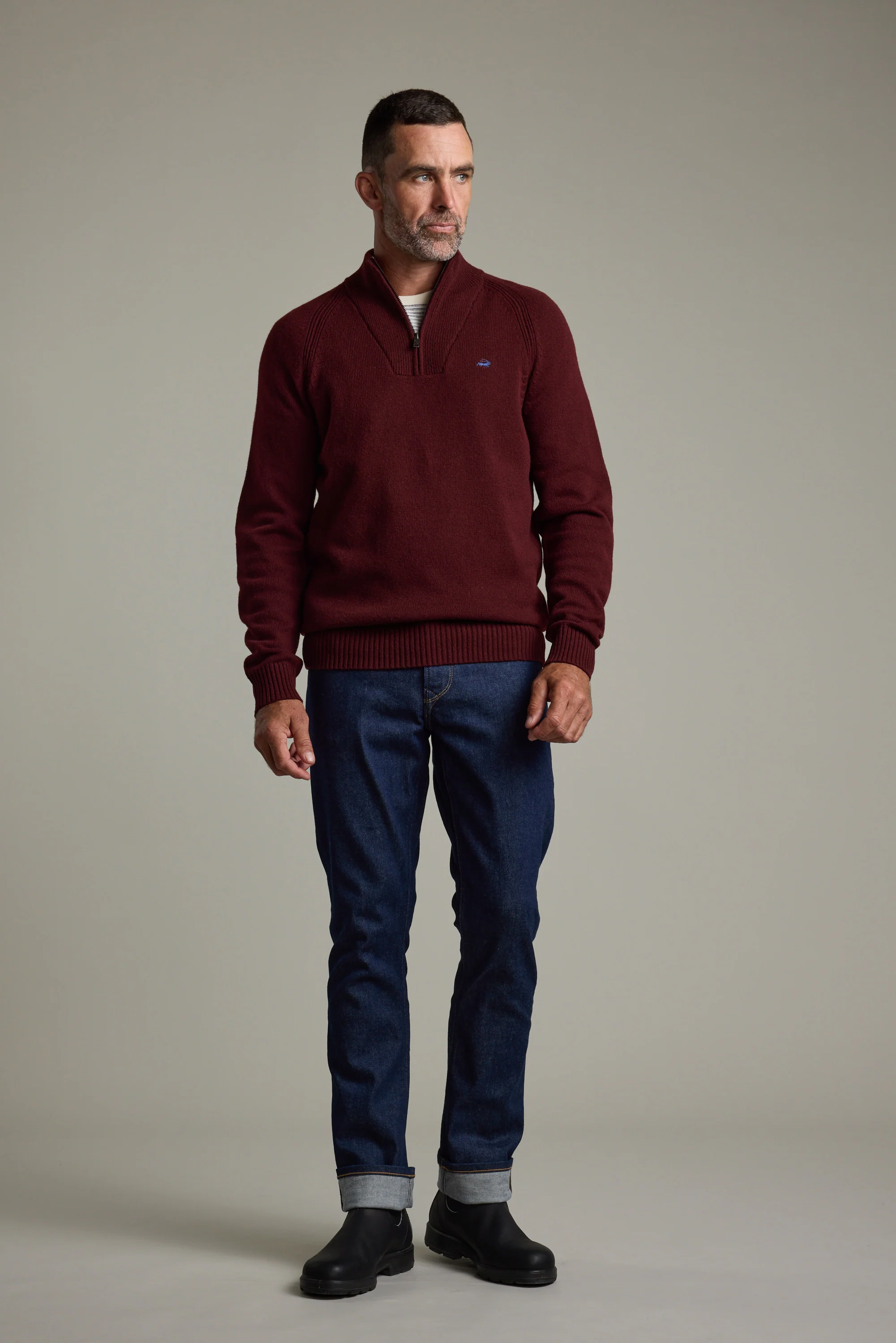 Rowley Woollen 1/4 Zip - Image 2