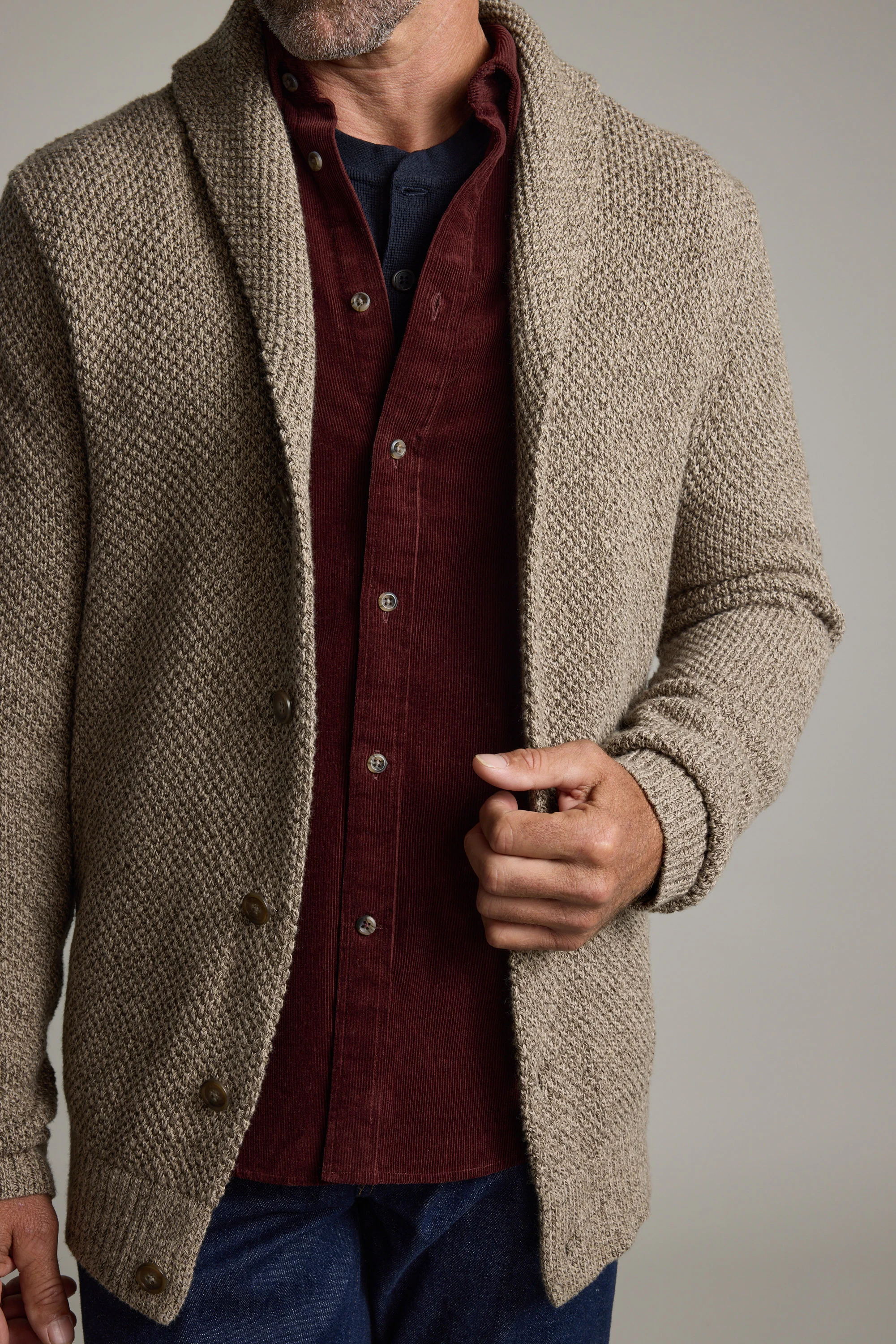 Rudder Cotton Shawl Cardi - Image 5