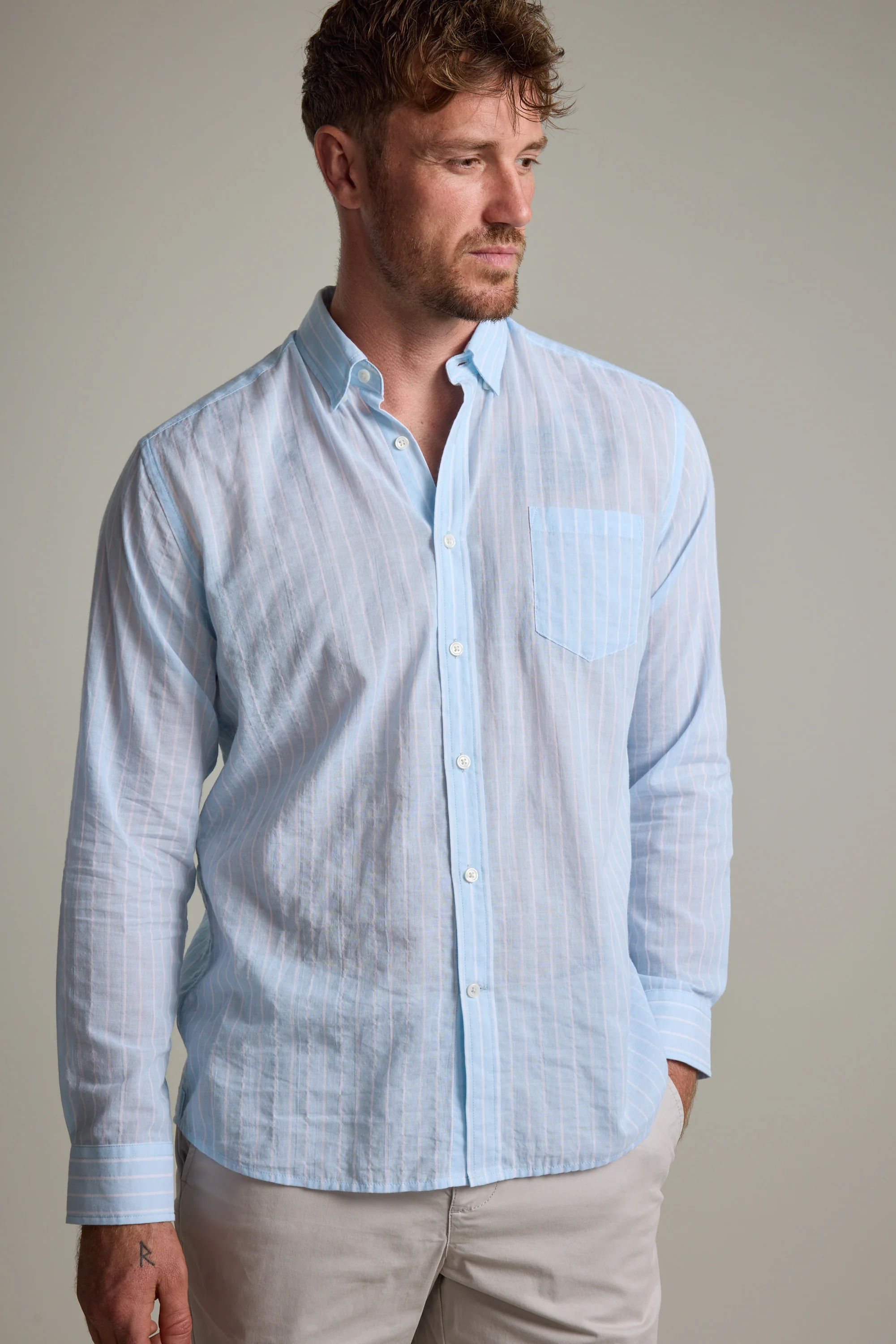 Russell Stripe Shirt - Image 2