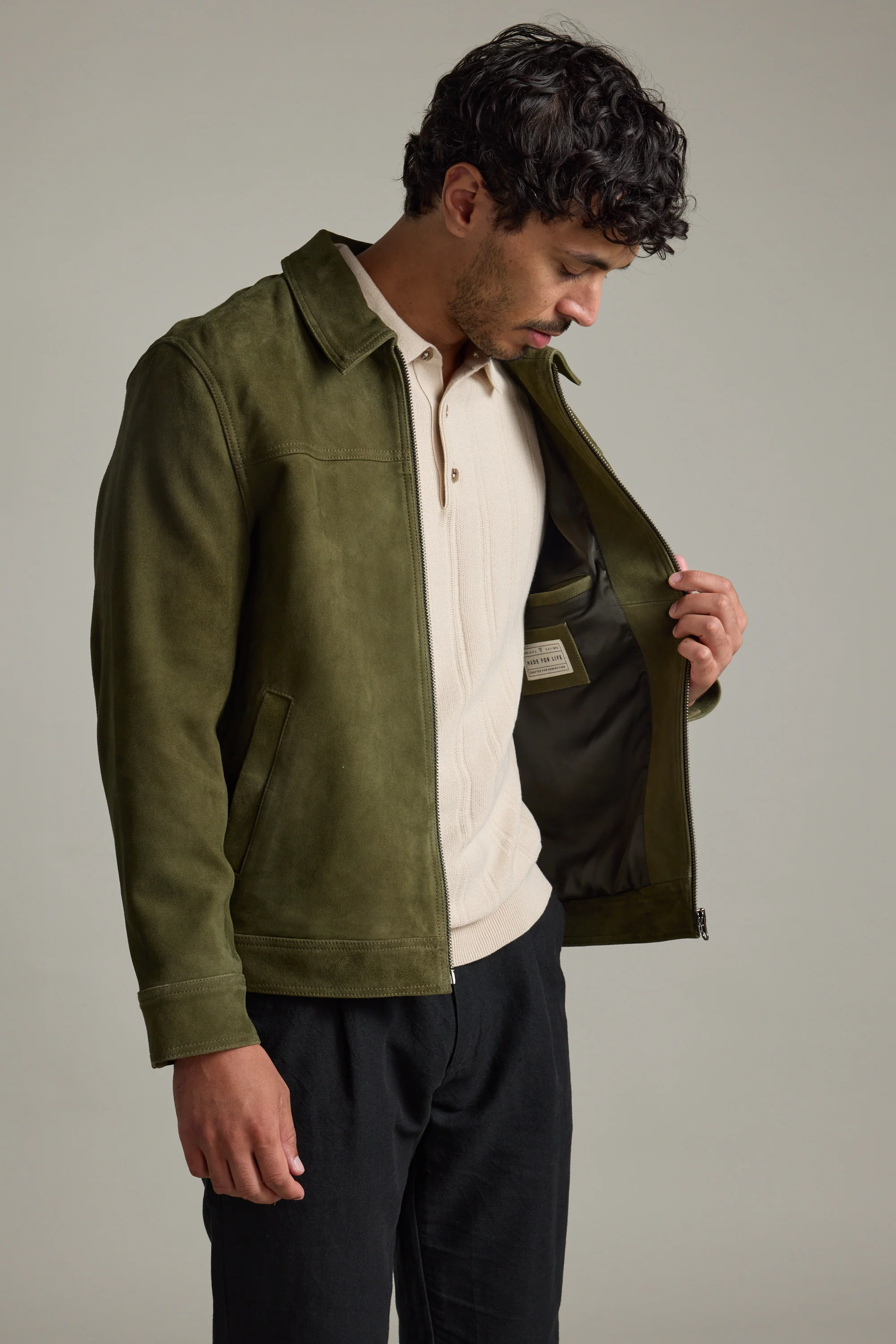 Salvor Suede Jacket - Image 8