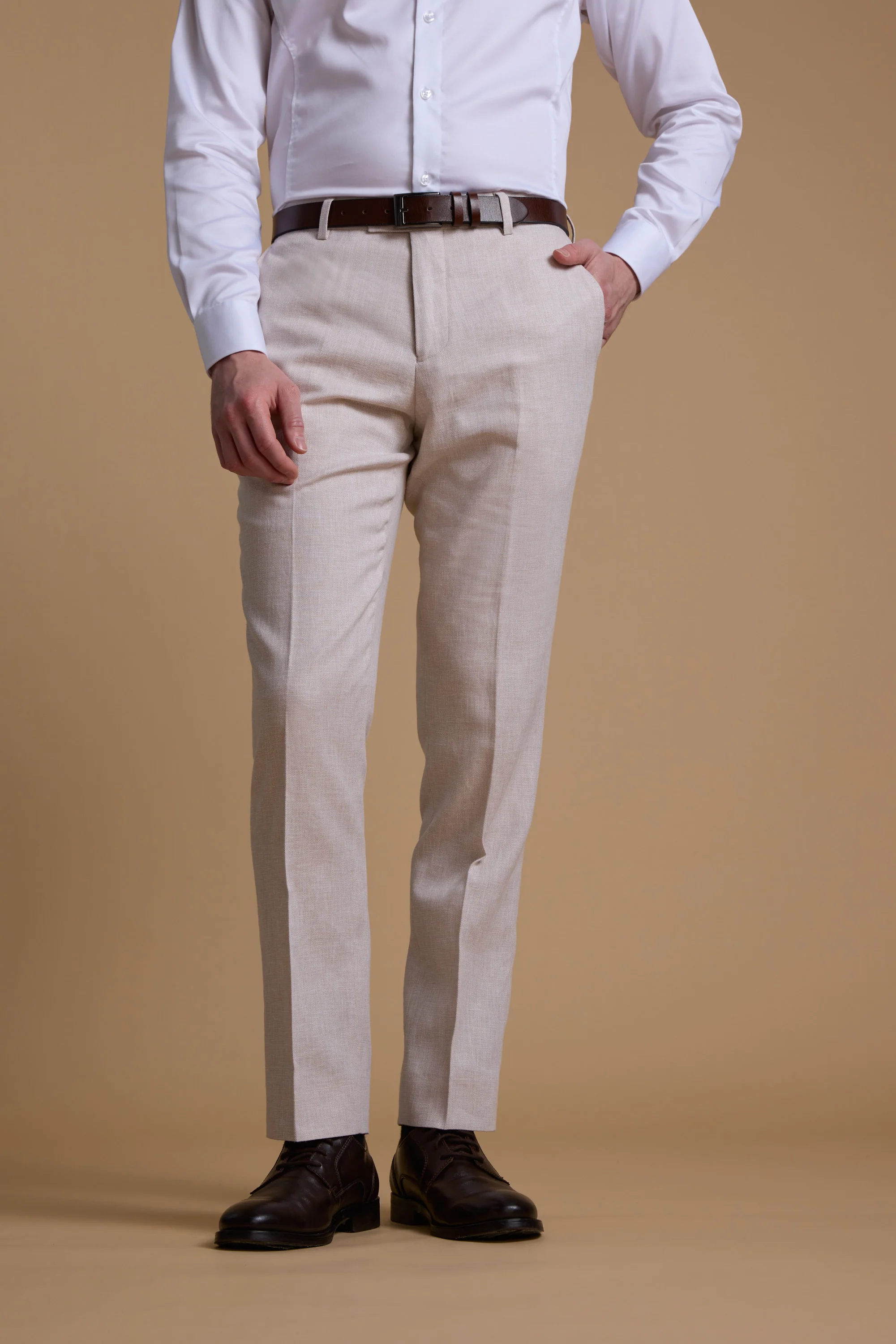 Somerton Linen Texture Pant - Image 3