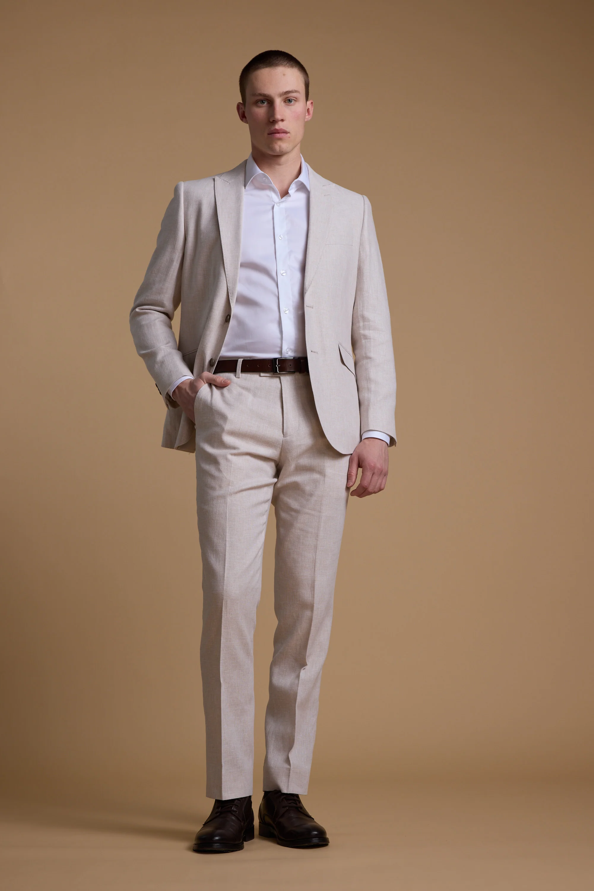 Somerton Linen Texture Pant - Image 6