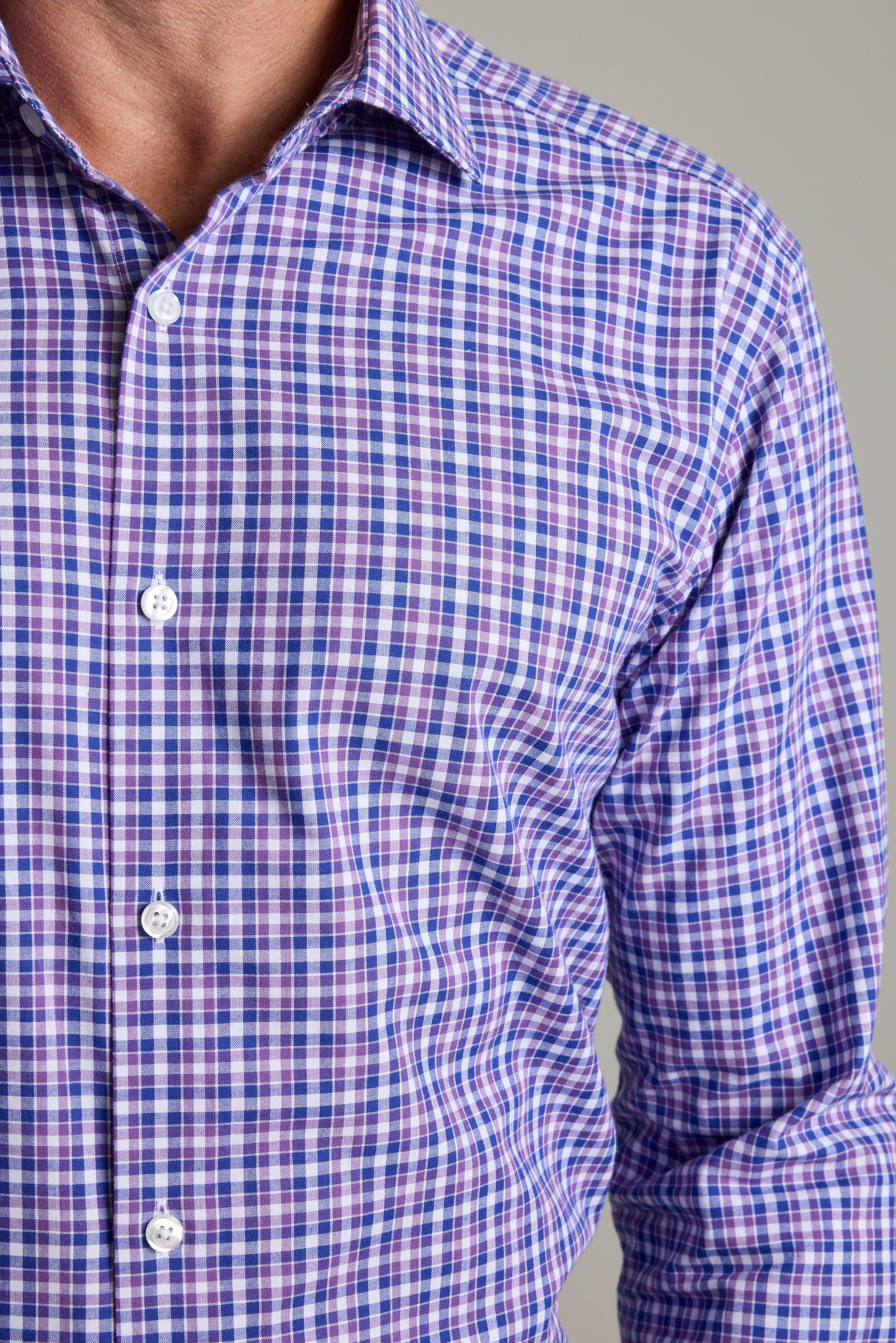 Stockton Check Business Shirt - Image 4