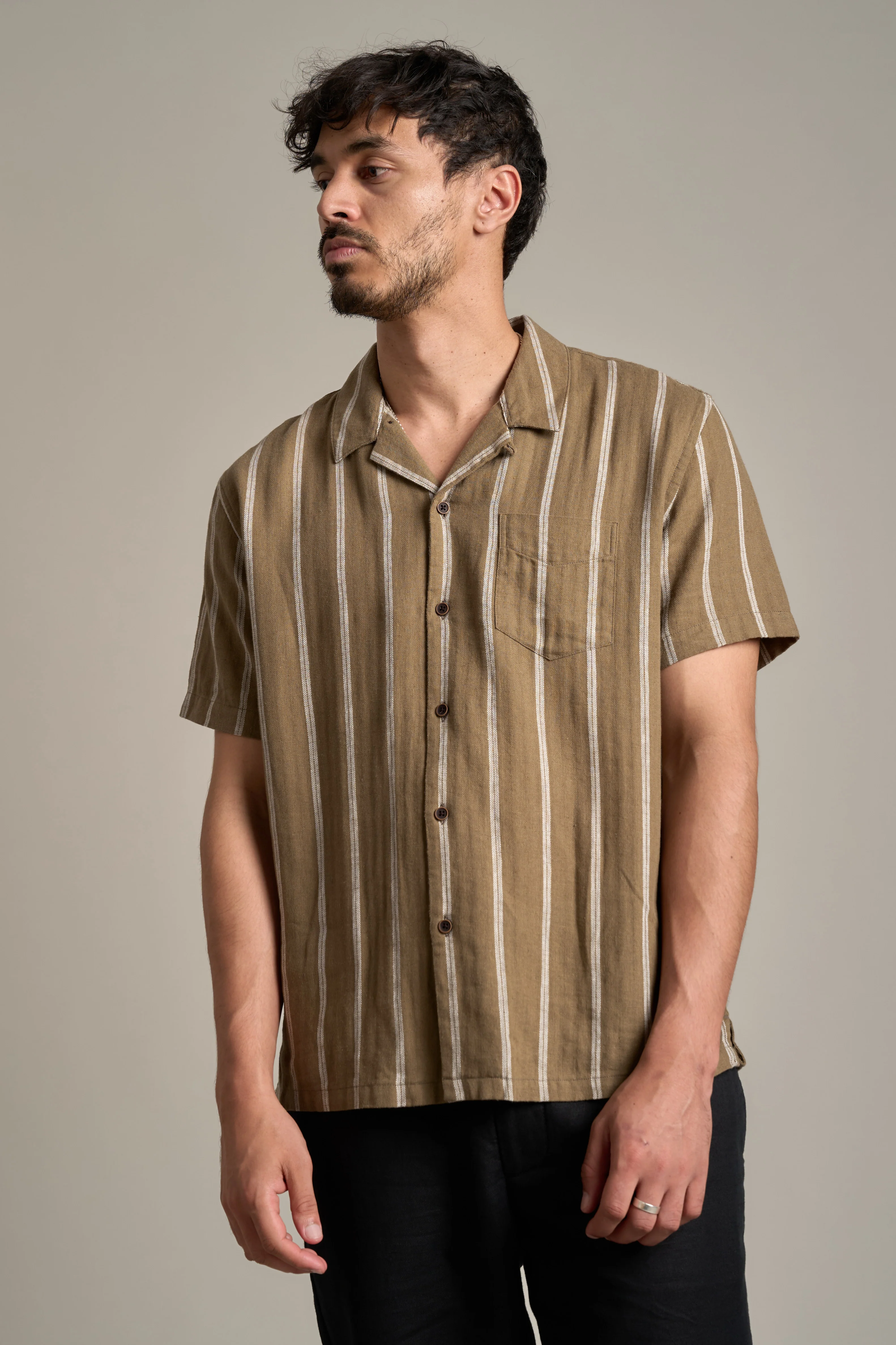 Sundown Stripe Cuban Shirt - Image 4