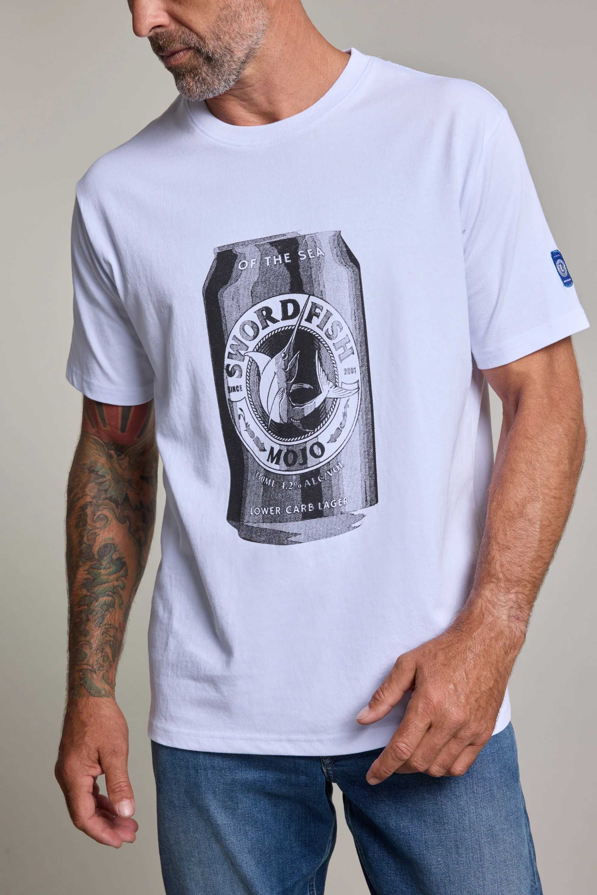 Swordfish Mojo Beercan Tee - Image 3