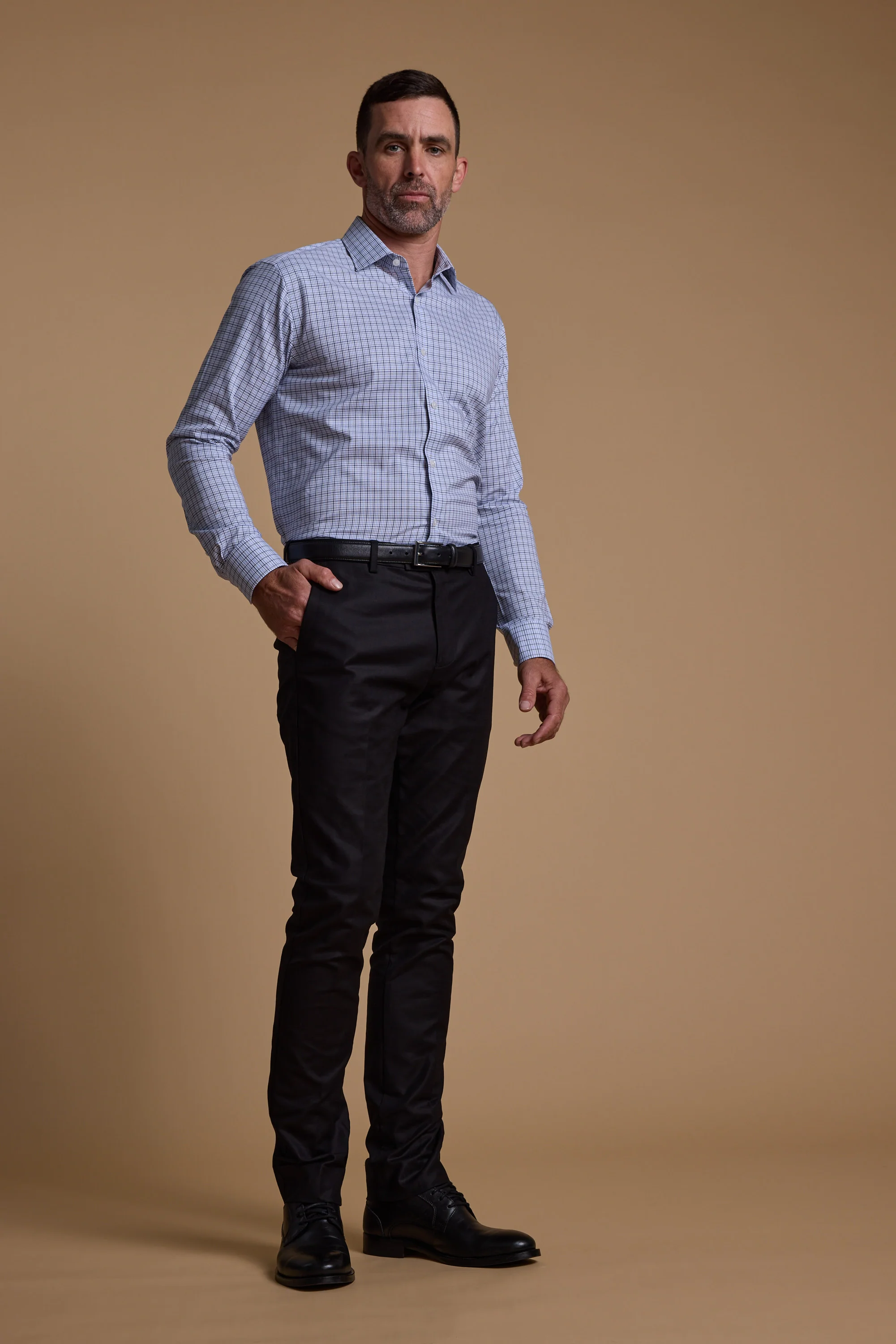 Tabor Check Business Shirt - Image 5