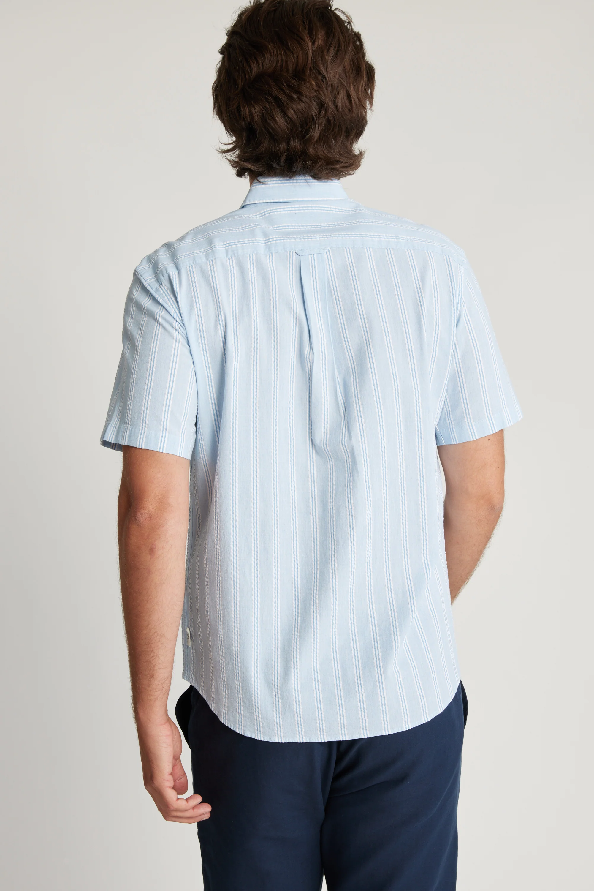 Tara Seersucker Stripe Shirt - Image 5