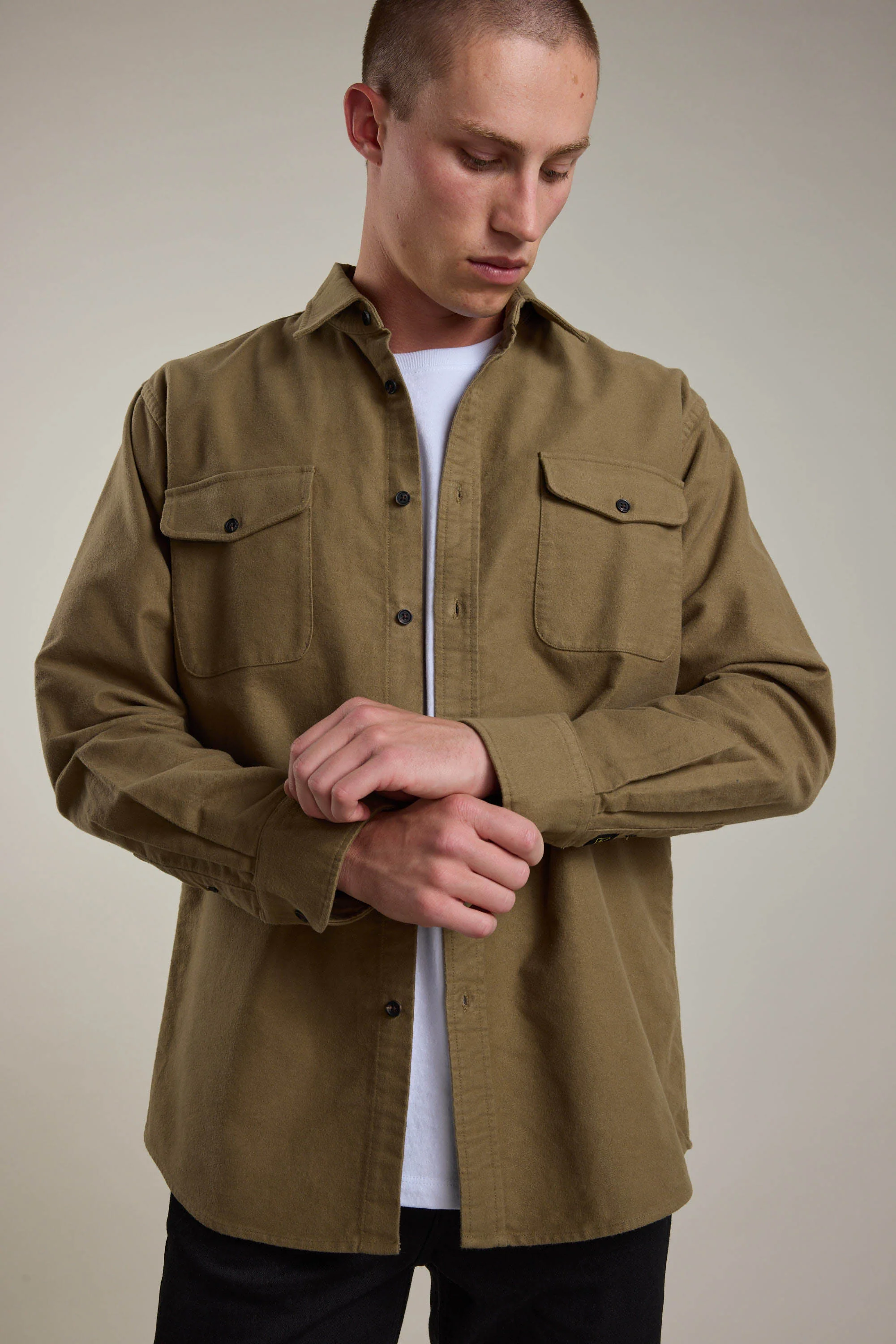Tayler Moleskin Overshirt - Image 2