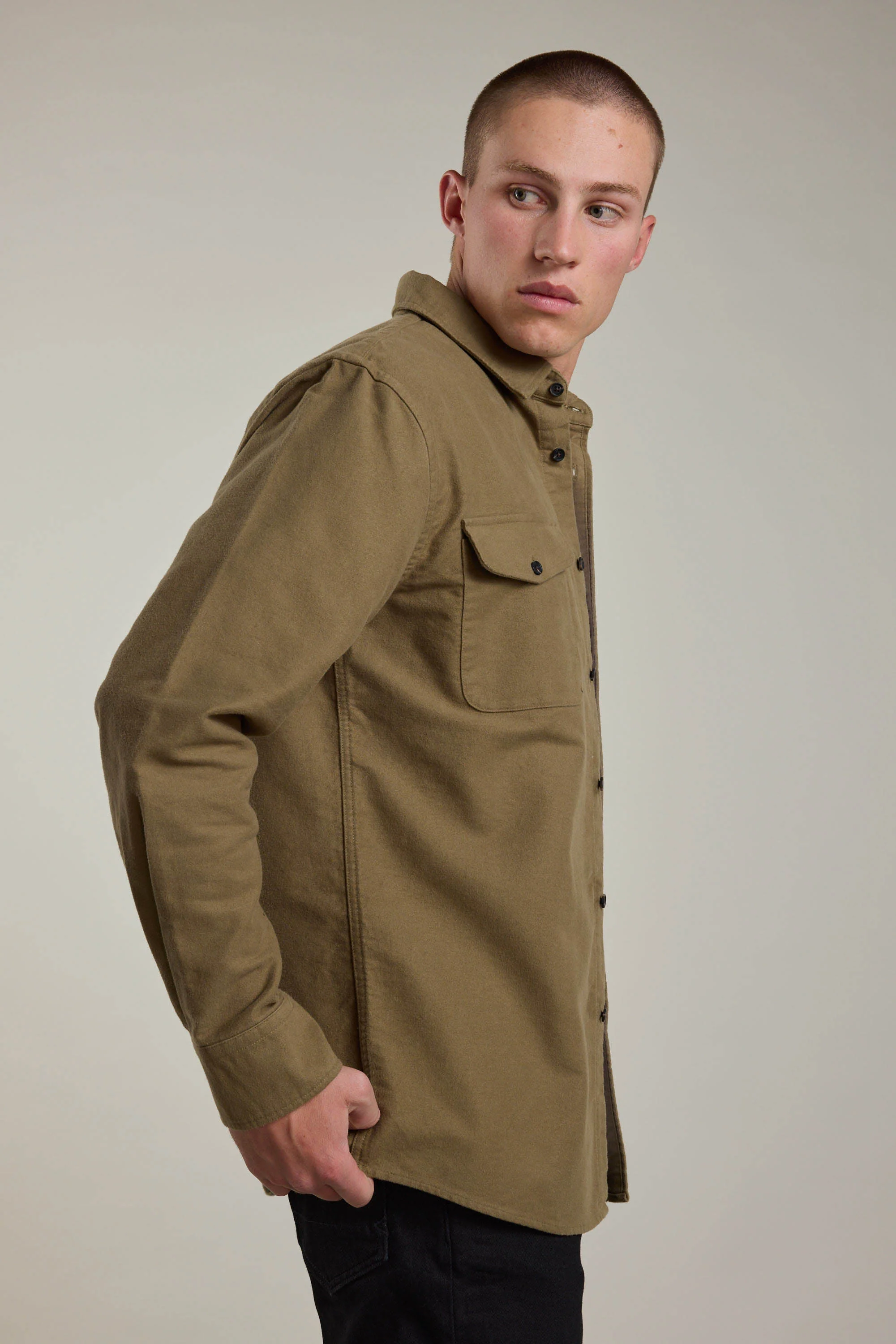 Tayler Moleskin Overshirt - Image 4