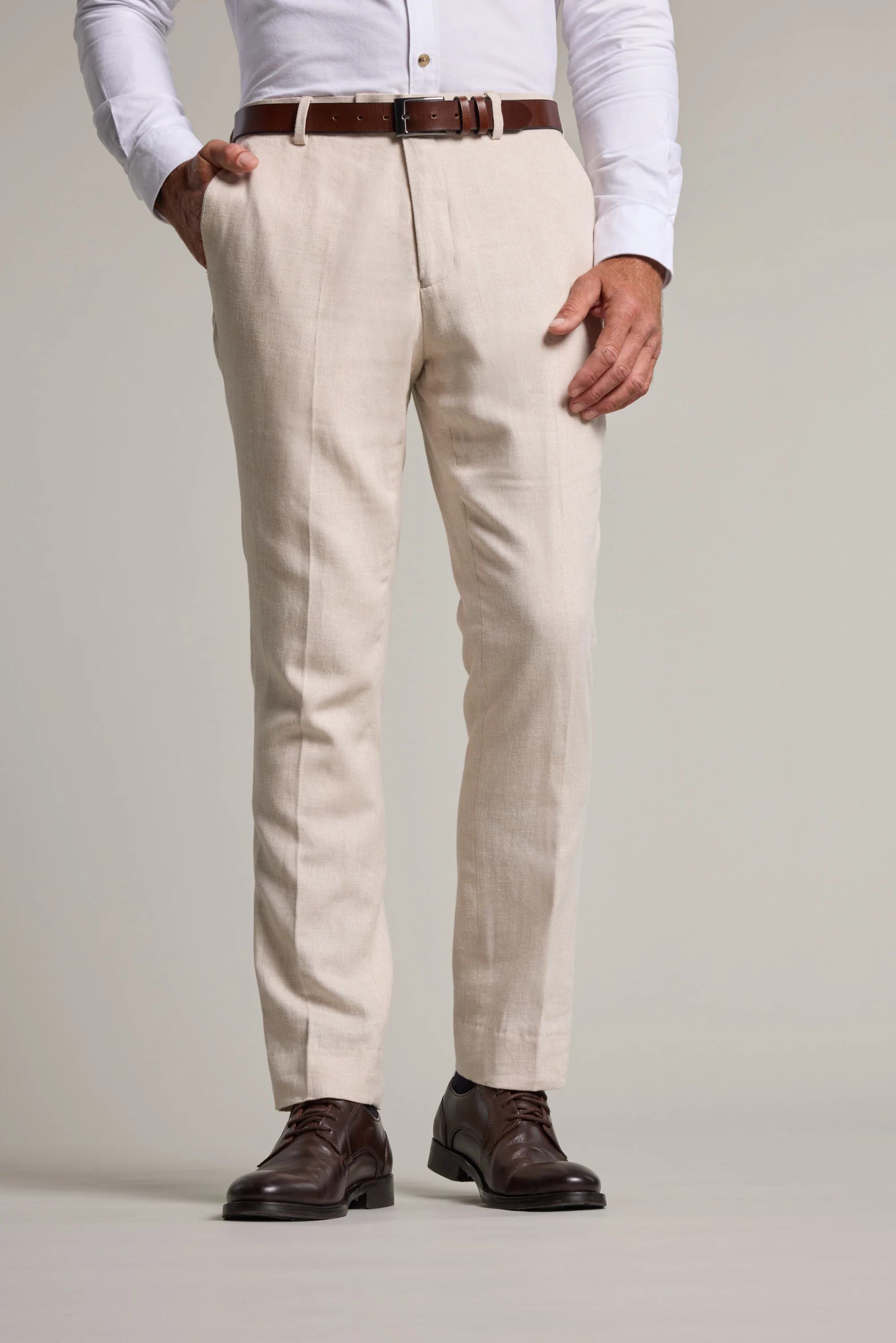 Thompson Textured Linen Pant - Image 3